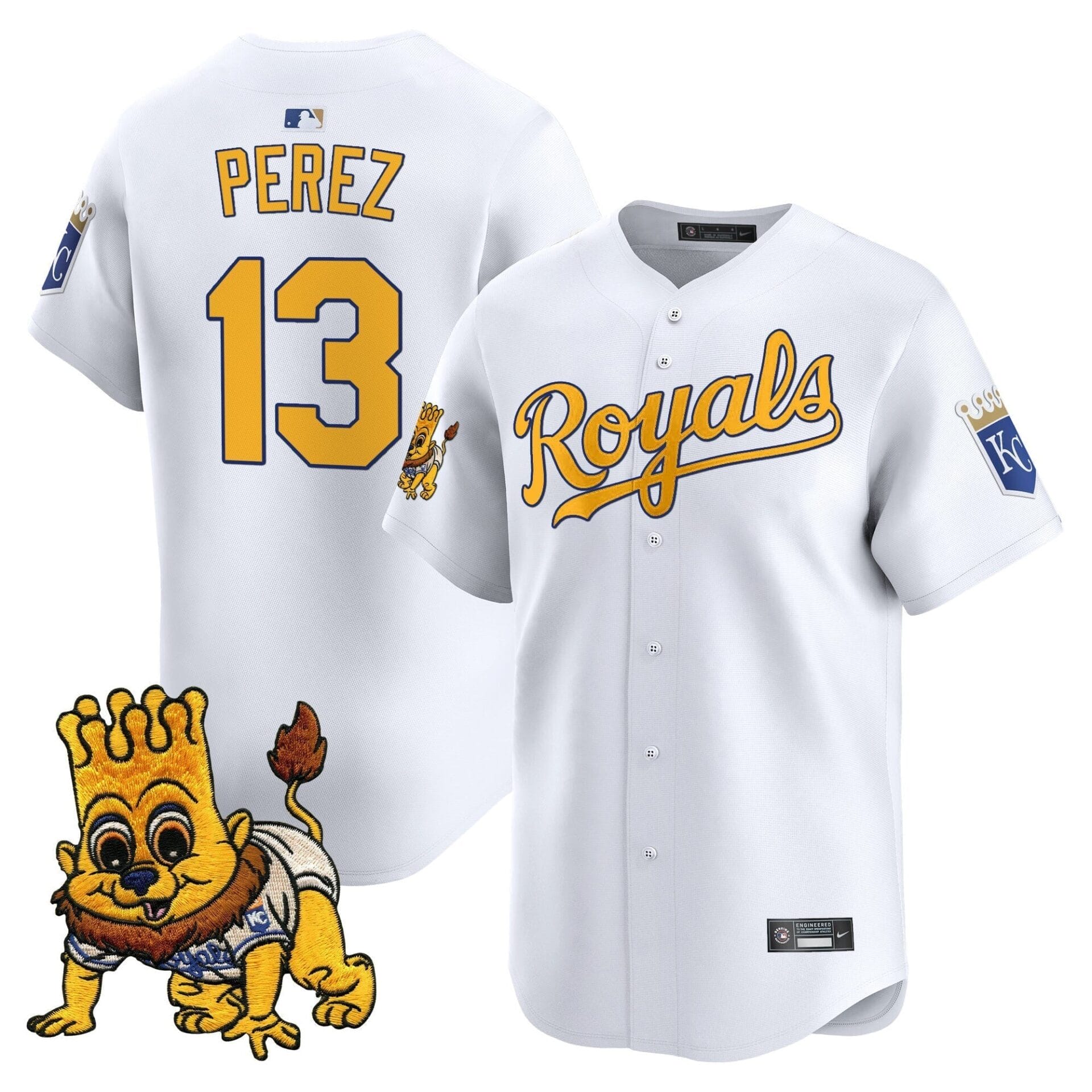 Kansas City Royals Sluggerrr Patch Vapor Premier Limited Jersey - All Stitched - Image 23