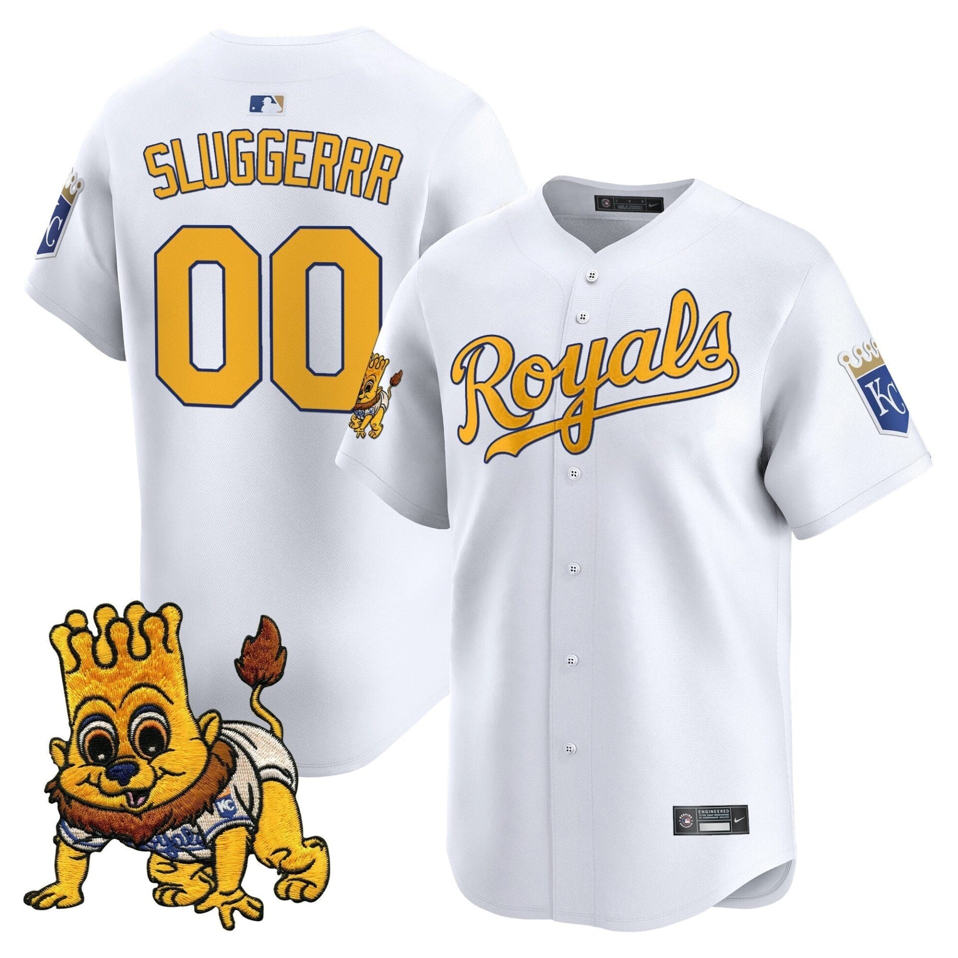 Kansas City Royals Sluggerrr Patch Vapor Premier Limited Jersey - All Stitched - Image 20