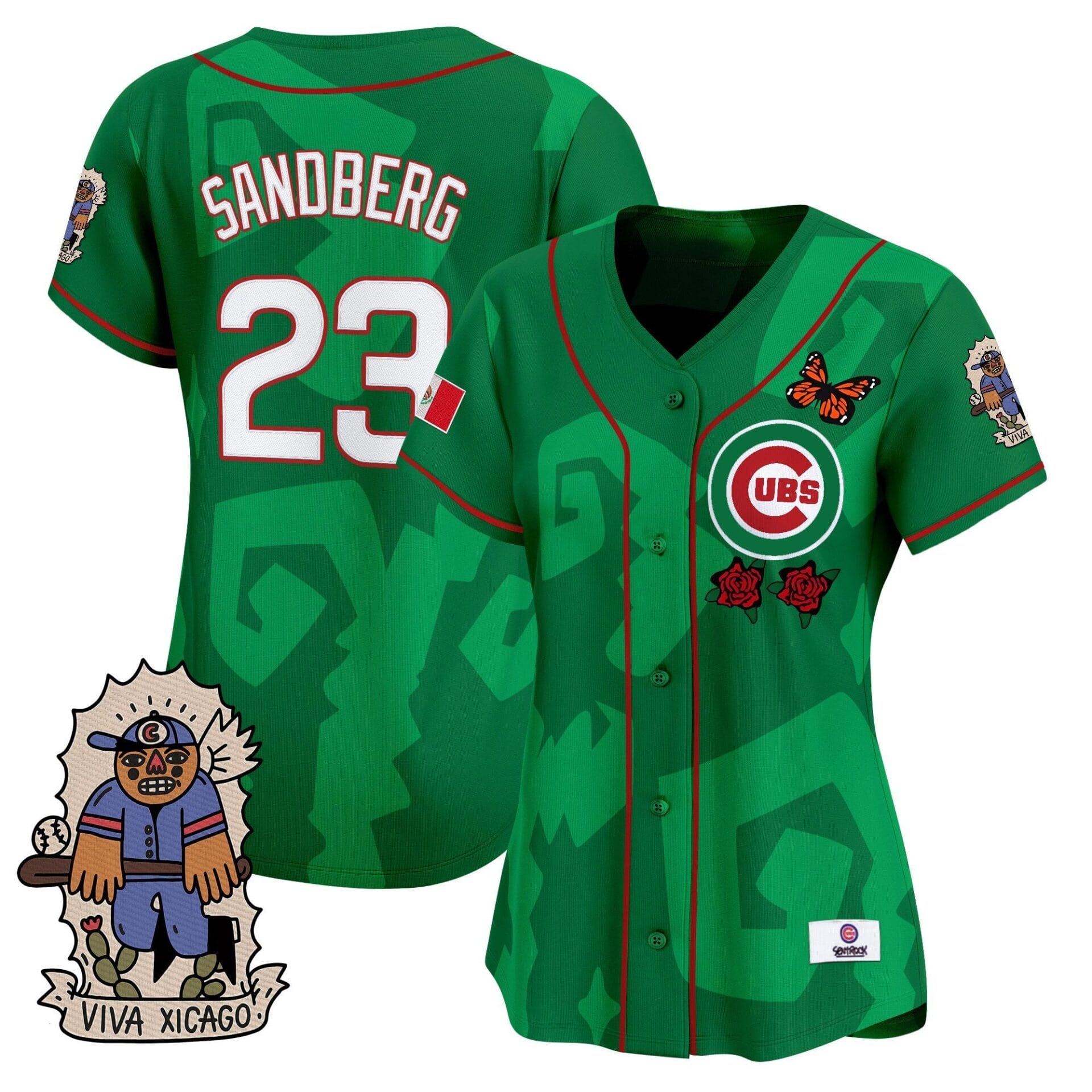 Women's 2025 Chicago Cubs Mexican Heritage Vapor Premier Limited Jersey - Stitched - Image 5