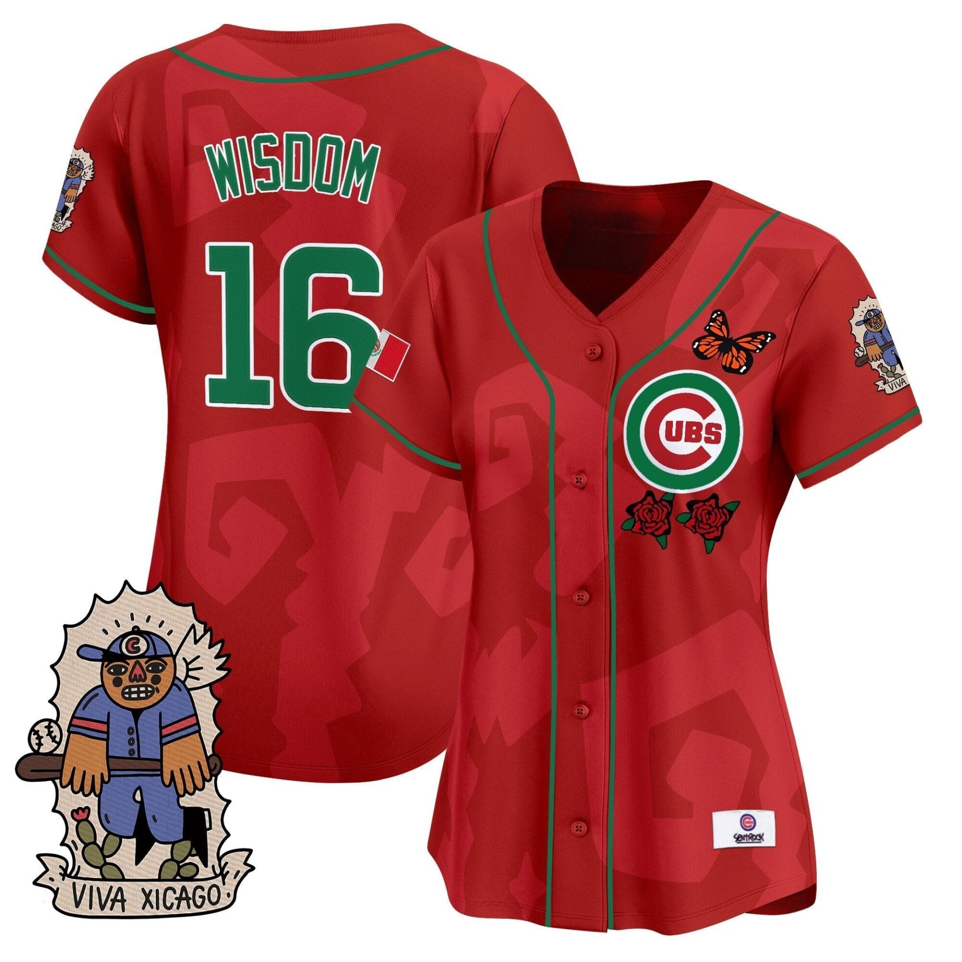 Women's 2025 Chicago Cubs Mexican Heritage Vapor Premier Limited Jersey - Stitched - Image 41
