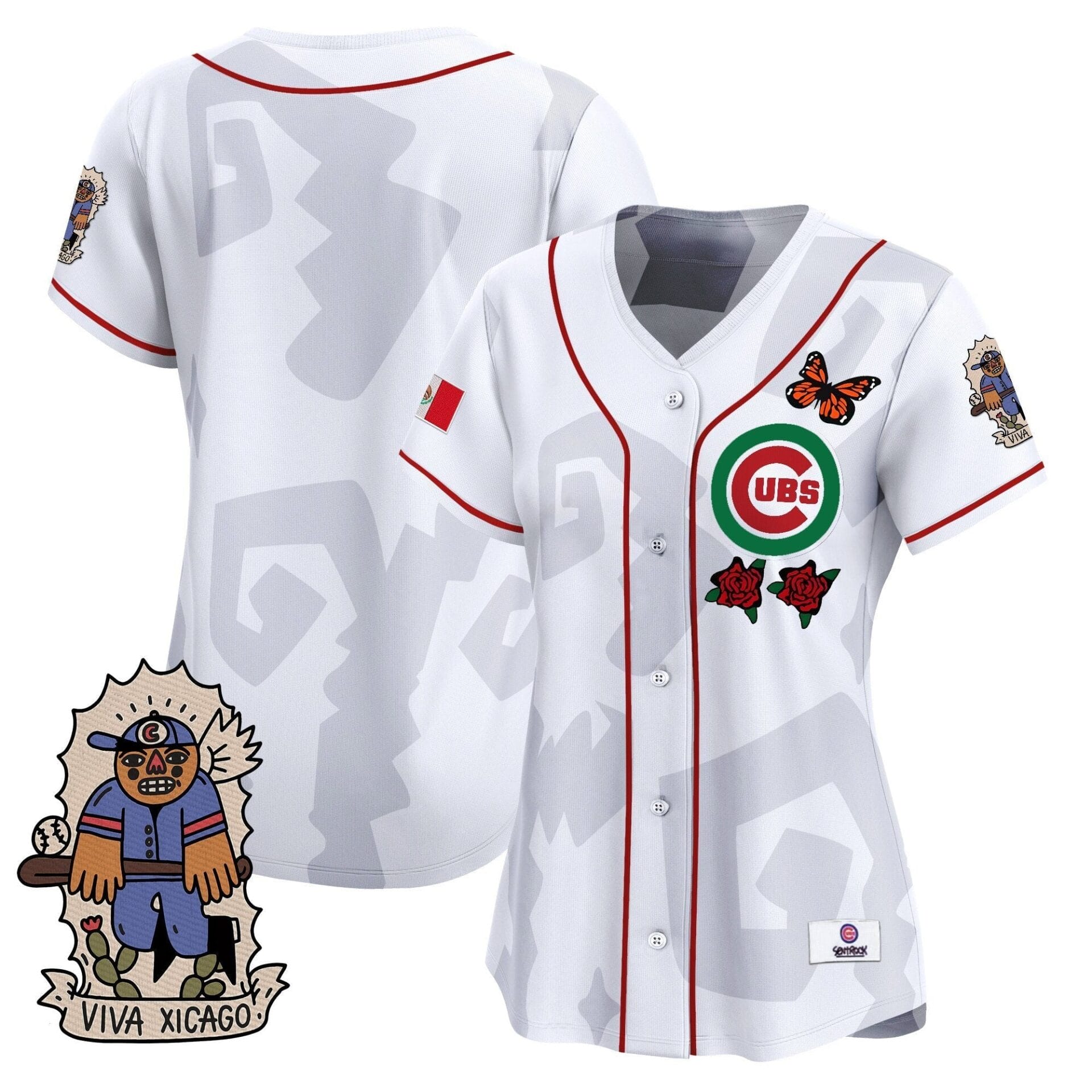 Women's 2025 Chicago Cubs Mexican Heritage Vapor Premier Limited Jersey - Stitched - Image 22