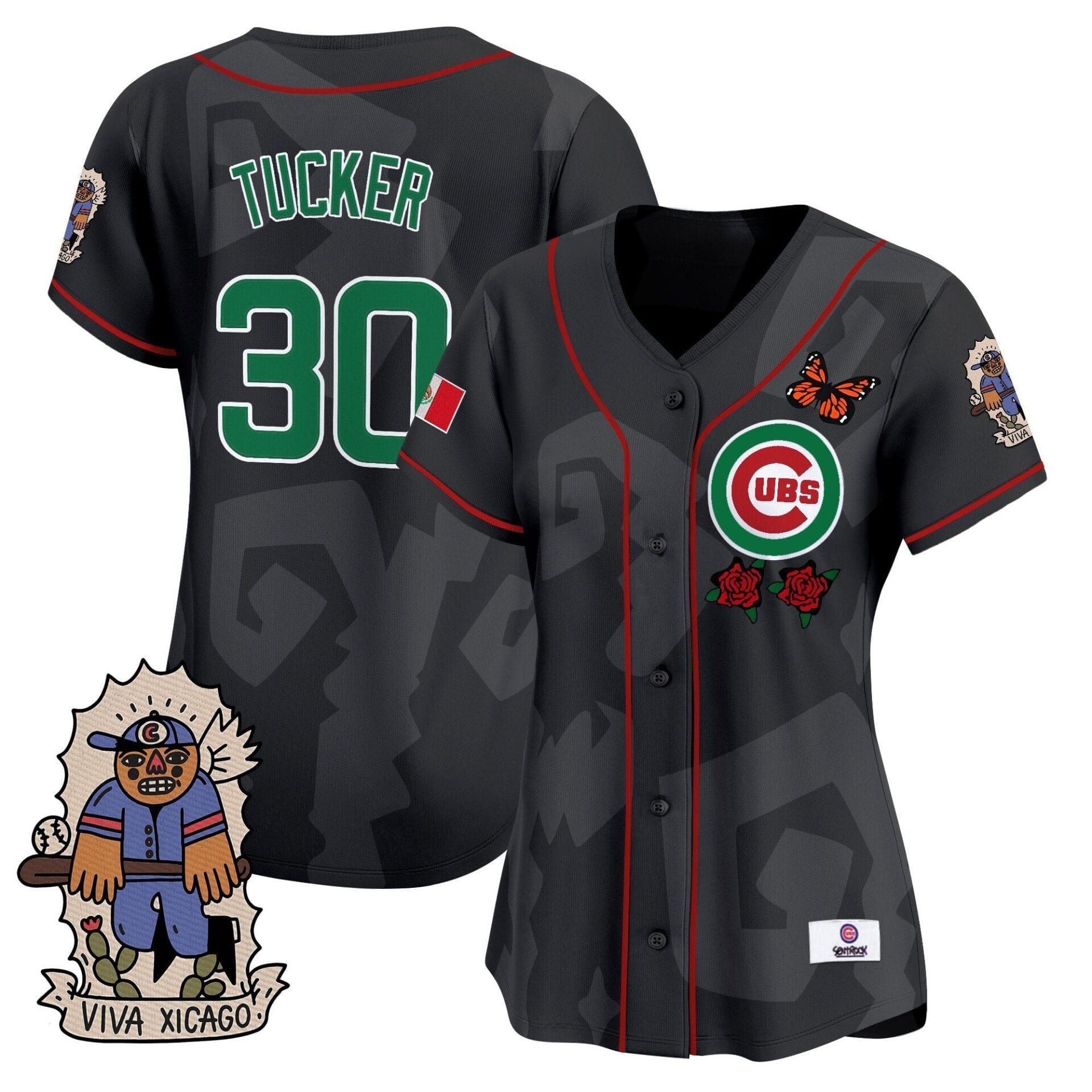 Women's 2025 Chicago Cubs Mexican Heritage Vapor Premier Limited Jersey - Stitched - Image 24