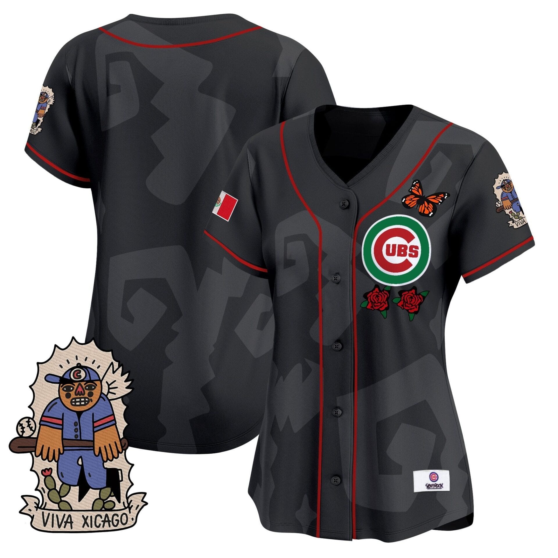 Women's 2025 Chicago Cubs Mexican Heritage Vapor Premier Limited Jersey - Stitched - Image 33