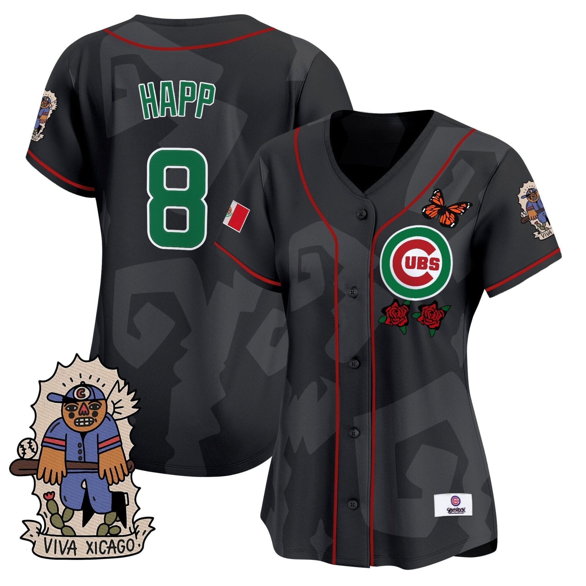 Women's 2025 Chicago Cubs Mexican Heritage Vapor Premier Limited Jersey - Stitched - Image 26