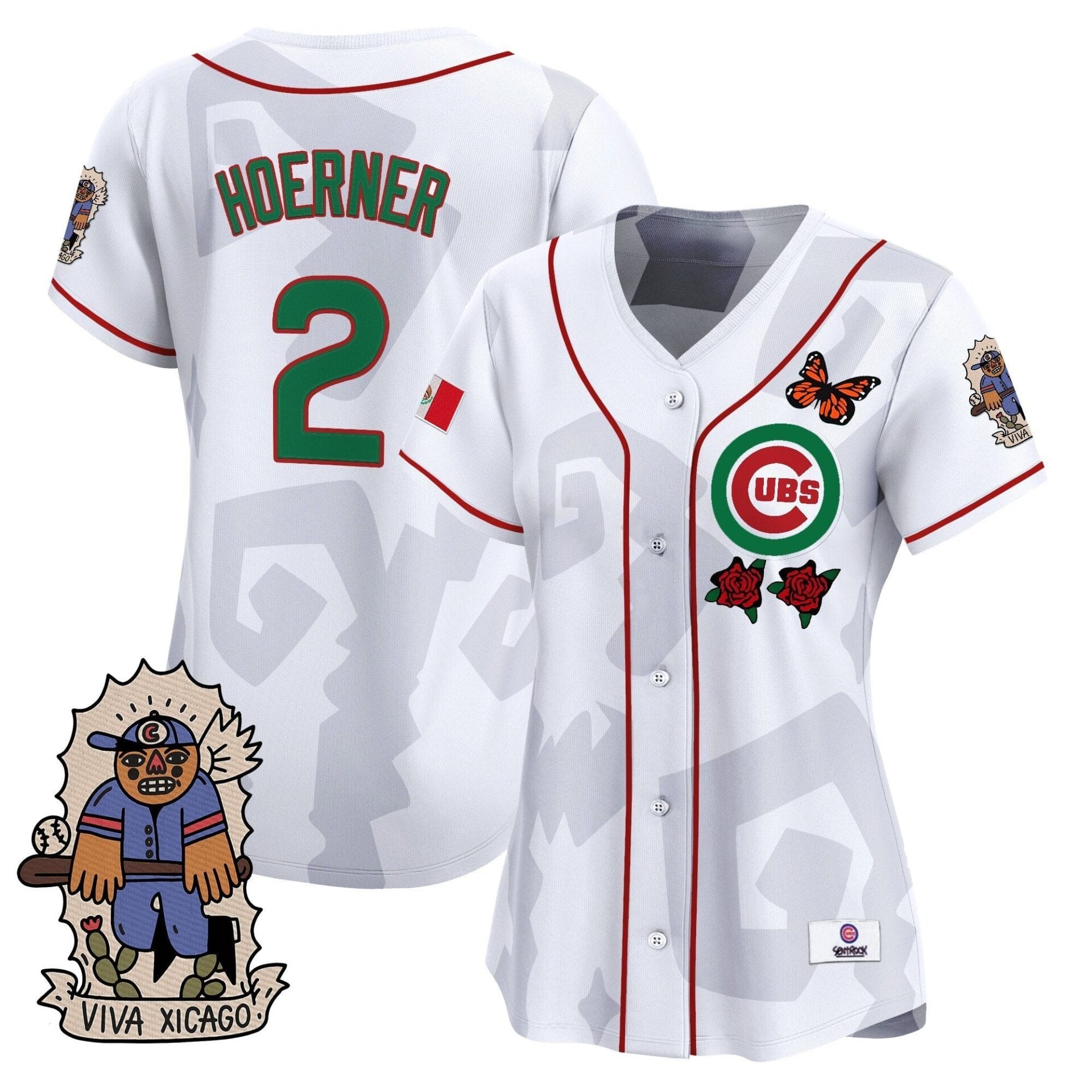 Women's 2025 Chicago Cubs Mexican Heritage Vapor Premier Limited Jersey - Stitched - Image 17