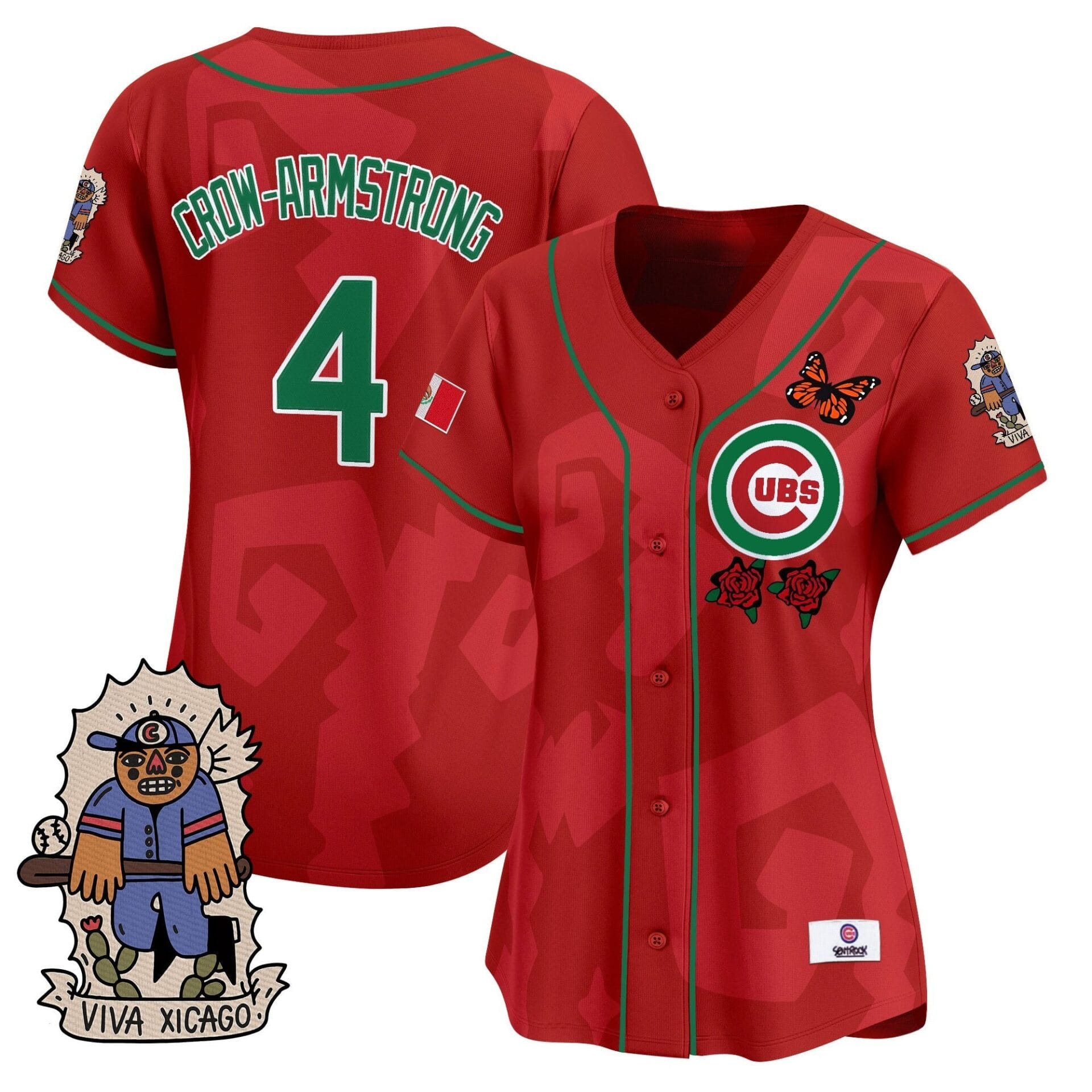 Women's 2025 Chicago Cubs Mexican Heritage Vapor Premier Limited Jersey - Stitched - Image 42