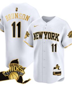 Alternative view of New York Knicks Vapor Baseball Jersey - All Stitched