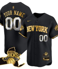 Alternative view of New York Knicks Vapor Baseball Custom Jersey - All Stitched