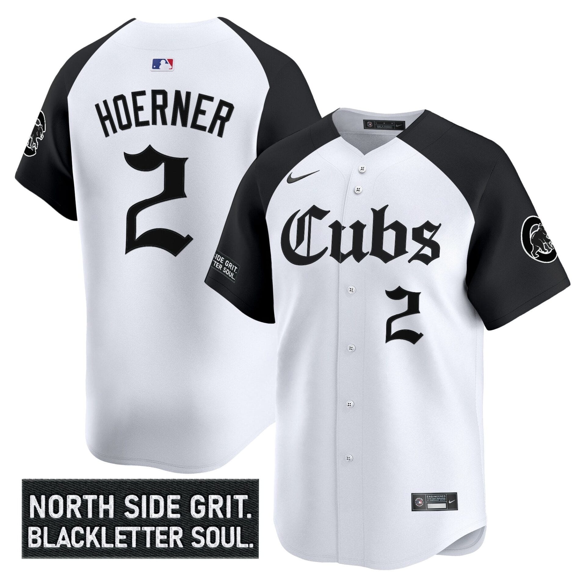 Chicago Cubs 'Gothic North Side Edition' Vapor Premier Limited Jersey - All Stitched - Image 24