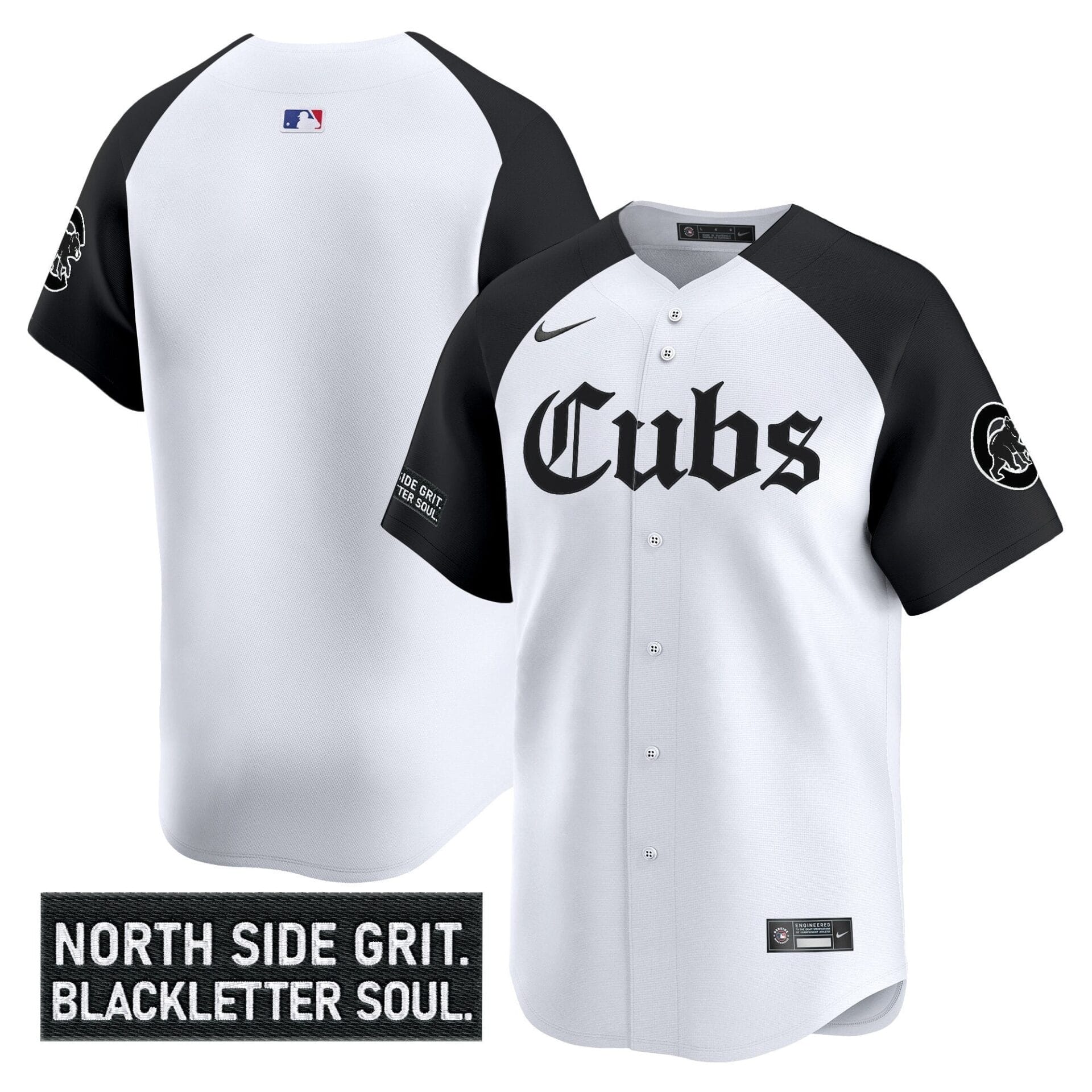 Chicago Cubs 'Gothic North Side Edition' Vapor Premier Limited Jersey - All Stitched - Image 29