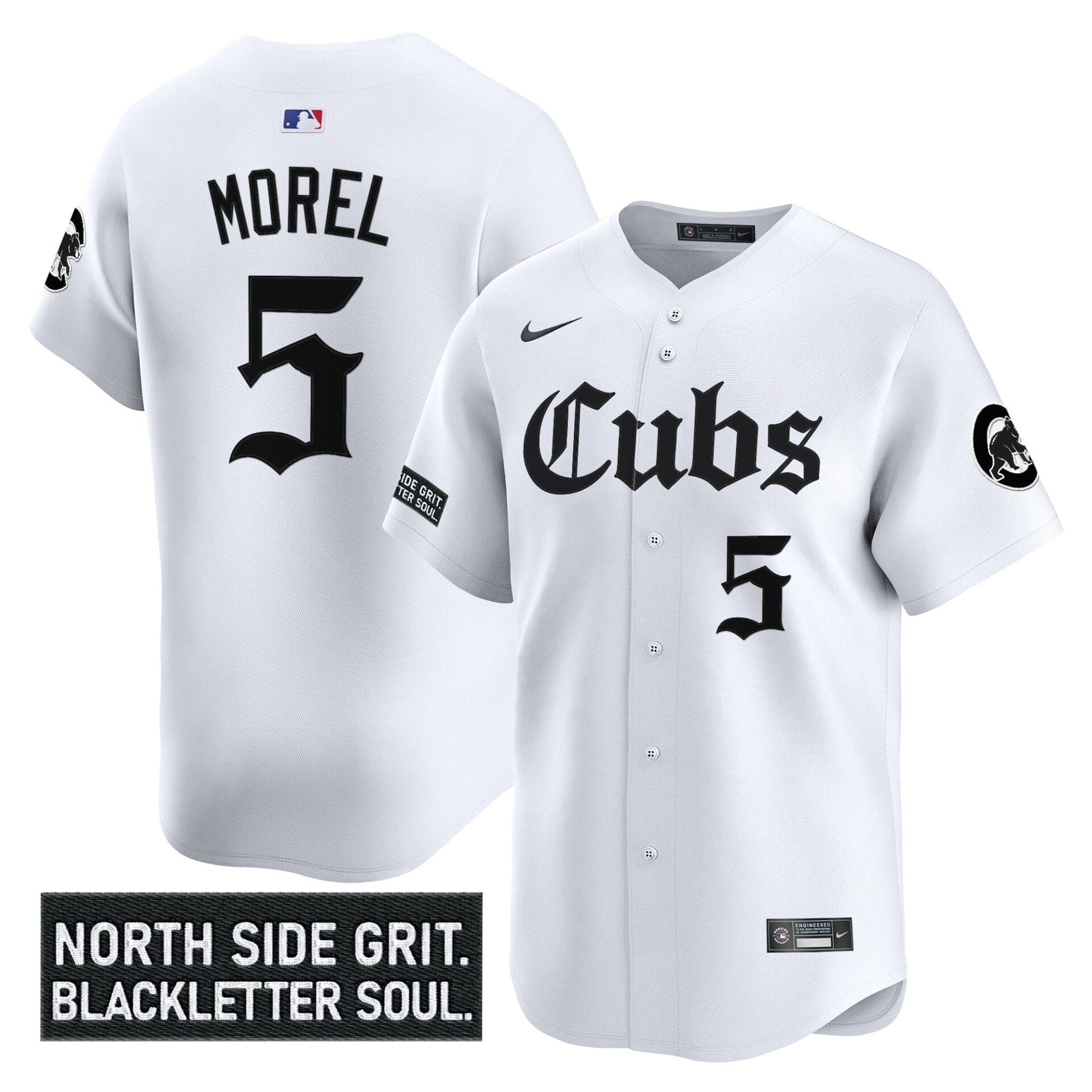 Chicago Cubs 'Gothic North Side Edition' Vapor Premier Limited Jersey - All Stitched - Image 6