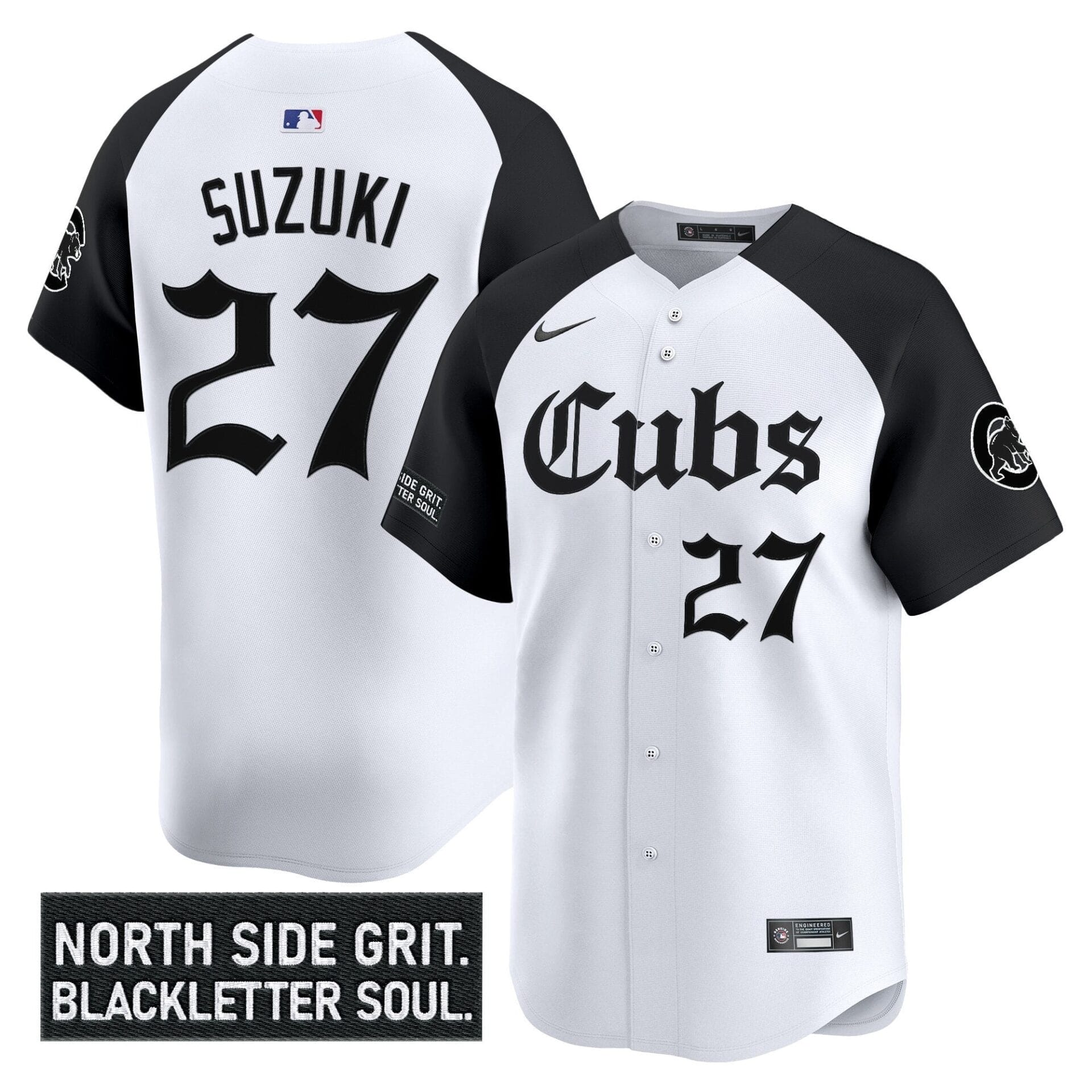 Chicago Cubs 'Gothic North Side Edition' Vapor Premier Limited Jersey - All Stitched - Image 28