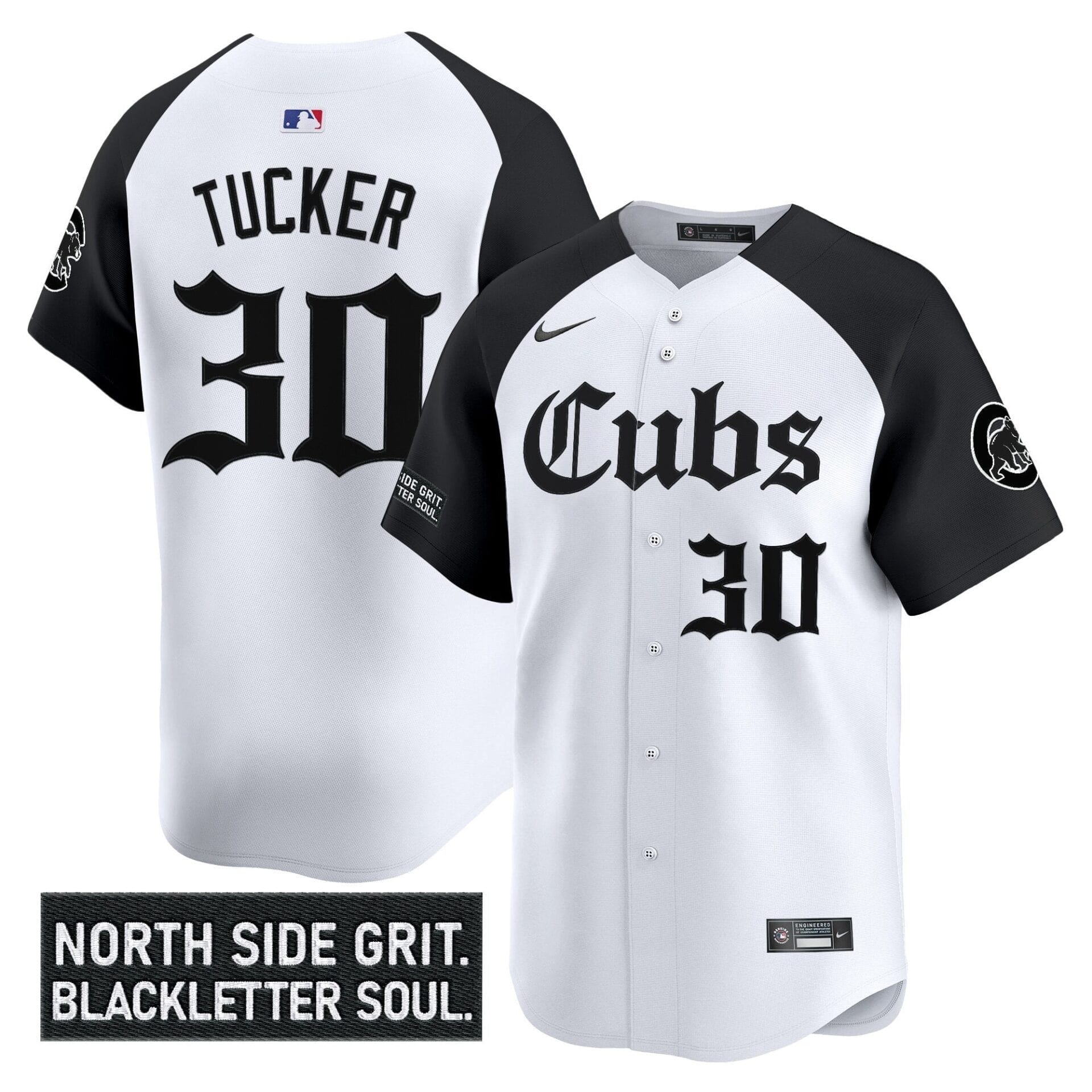 Chicago Cubs 'Gothic North Side Edition' Vapor Premier Limited Jersey - All Stitched - Image 21