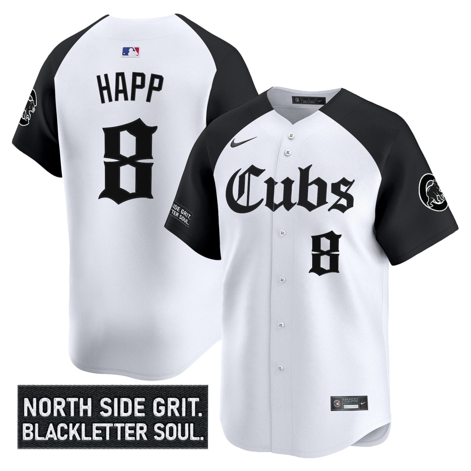 Chicago Cubs 'Gothic North Side Edition' Vapor Premier Limited Jersey - All Stitched - Image 23