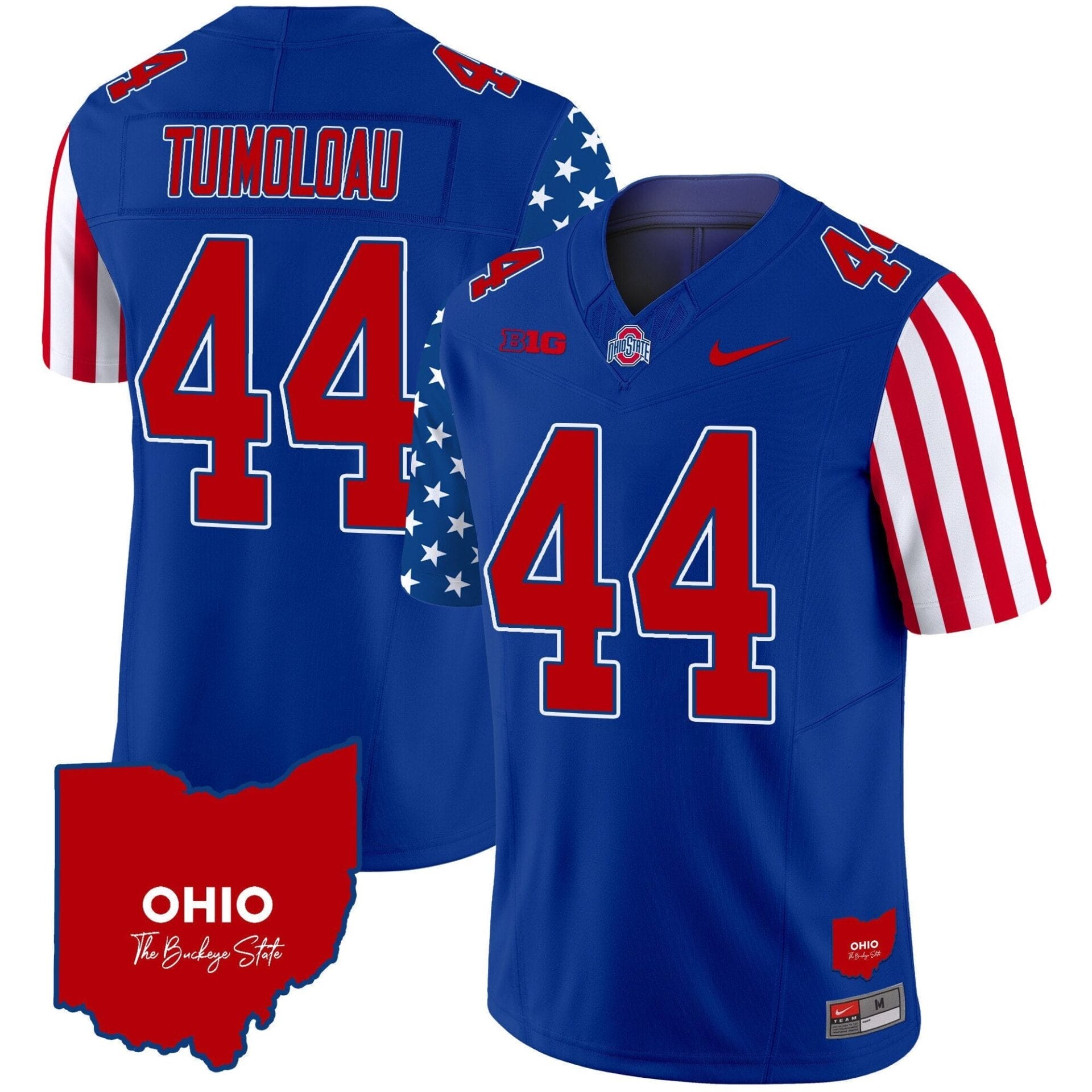 Ohio State Buckeyes American Style Vapor Limited Jersey - All Stitched - Image 32