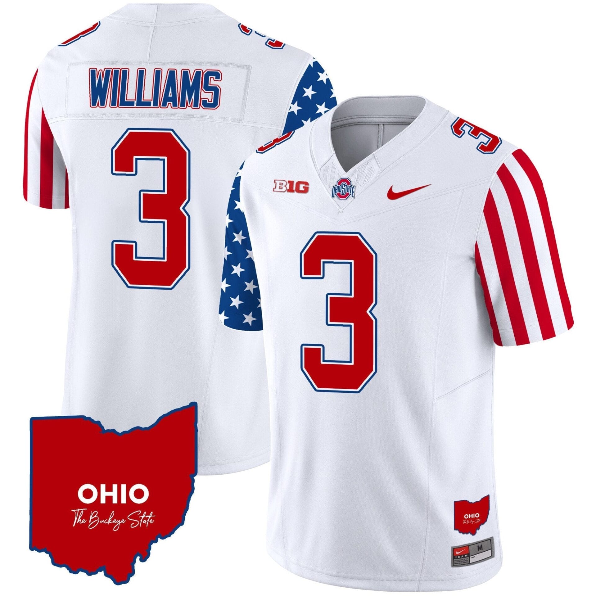 Ohio State Buckeyes American Style Vapor Limited Jersey - All Stitched - Image 9