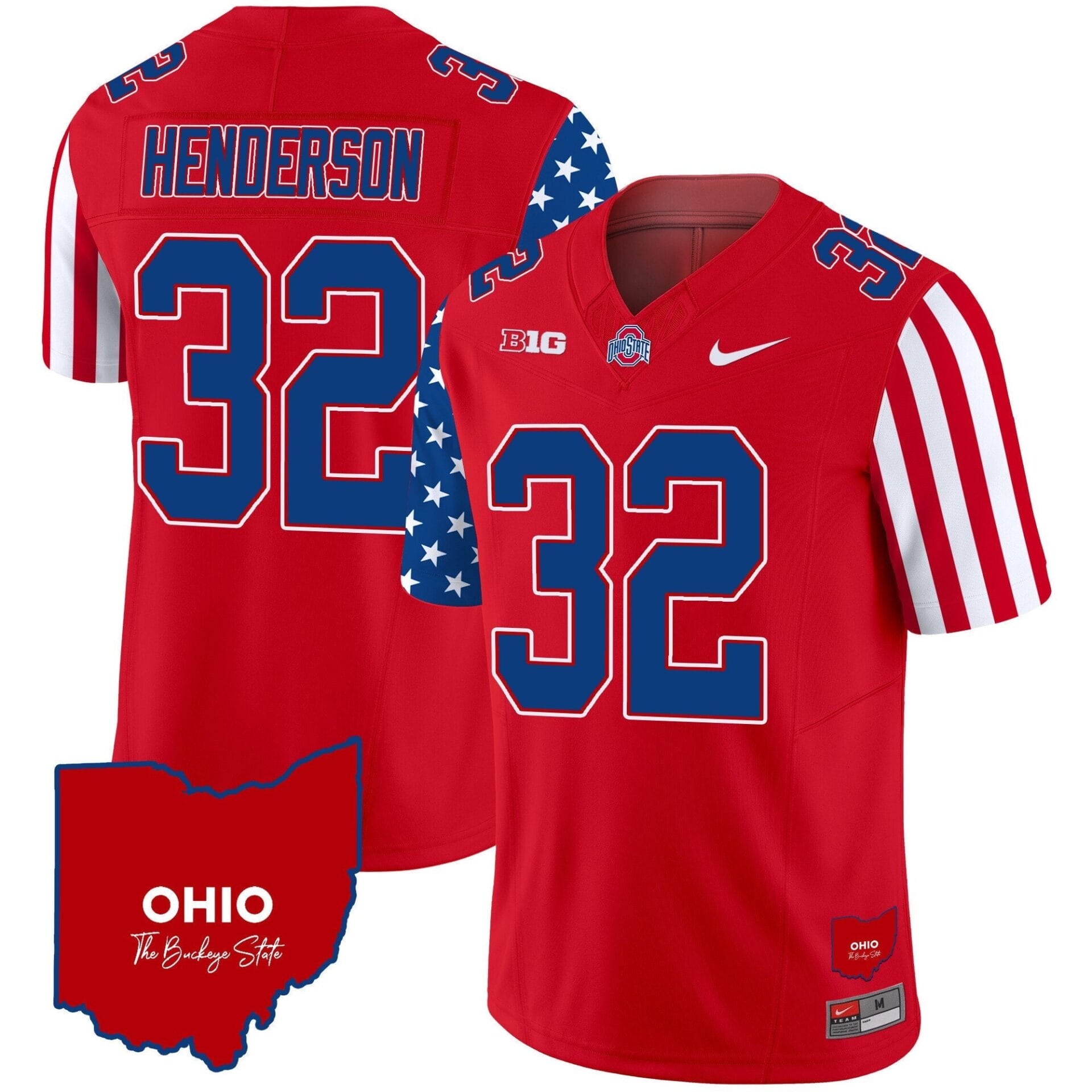 Ohio State Buckeyes American Style Vapor Limited Jersey - All Stitched - Image 18