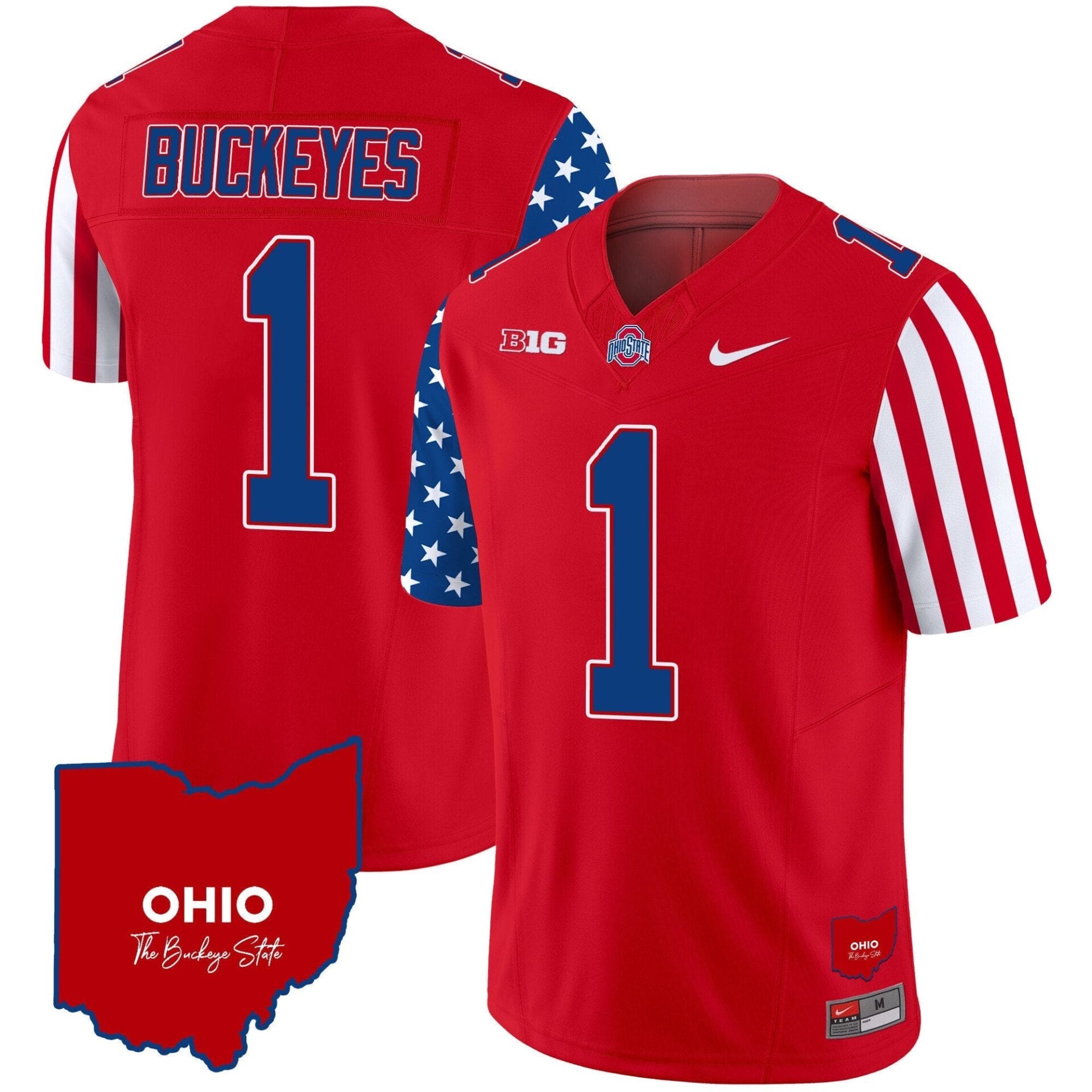 Ohio State Buckeyes American Style Vapor Limited Jersey - All Stitched - Image 15