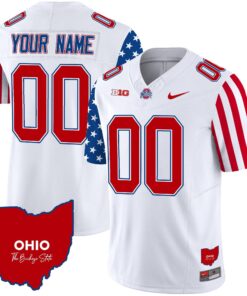 Ohio State Buckeyes American Style Vapor Limited Custom Jersey - All Stitched