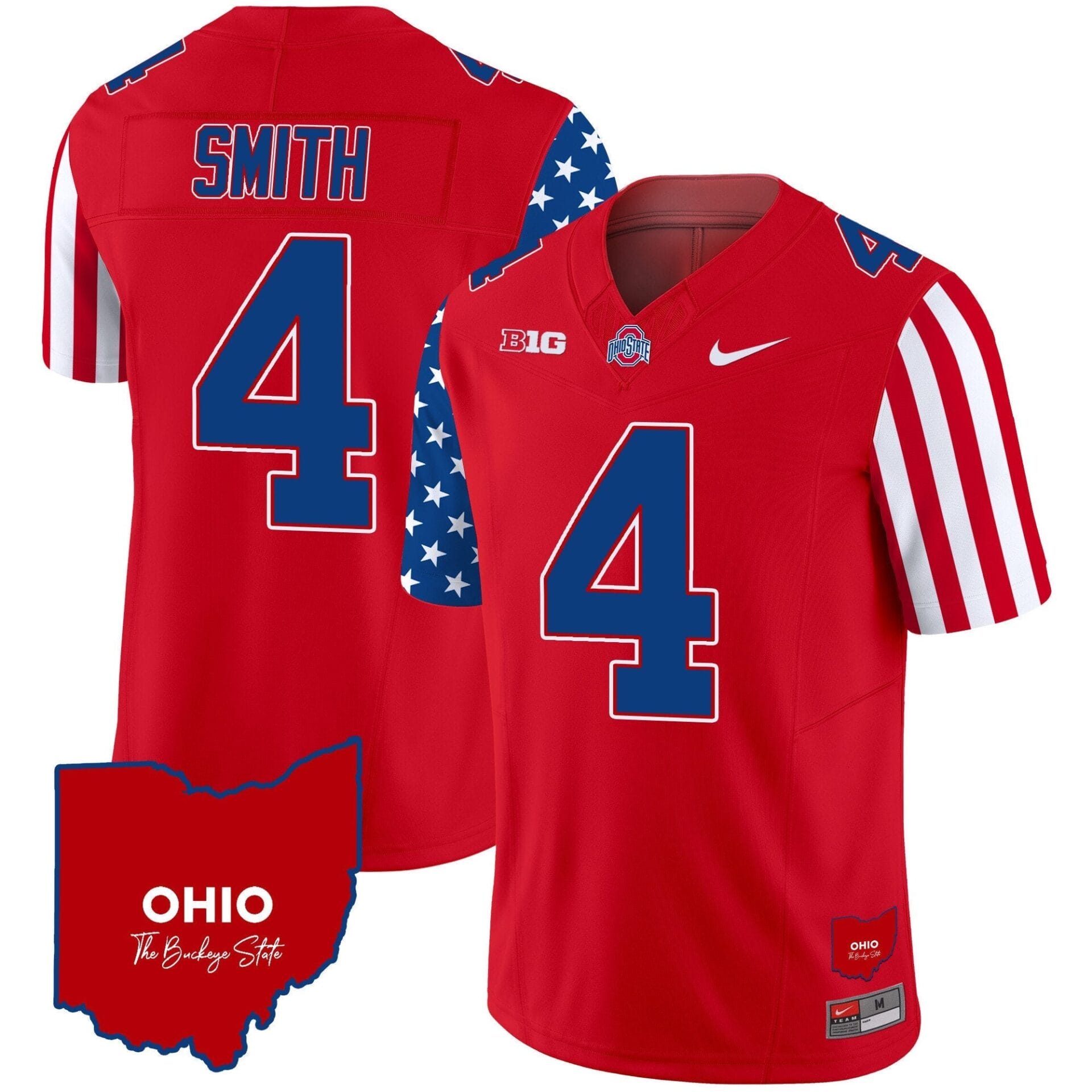 Ohio State Buckeyes American Style Vapor Limited Jersey - All Stitched - Image 14