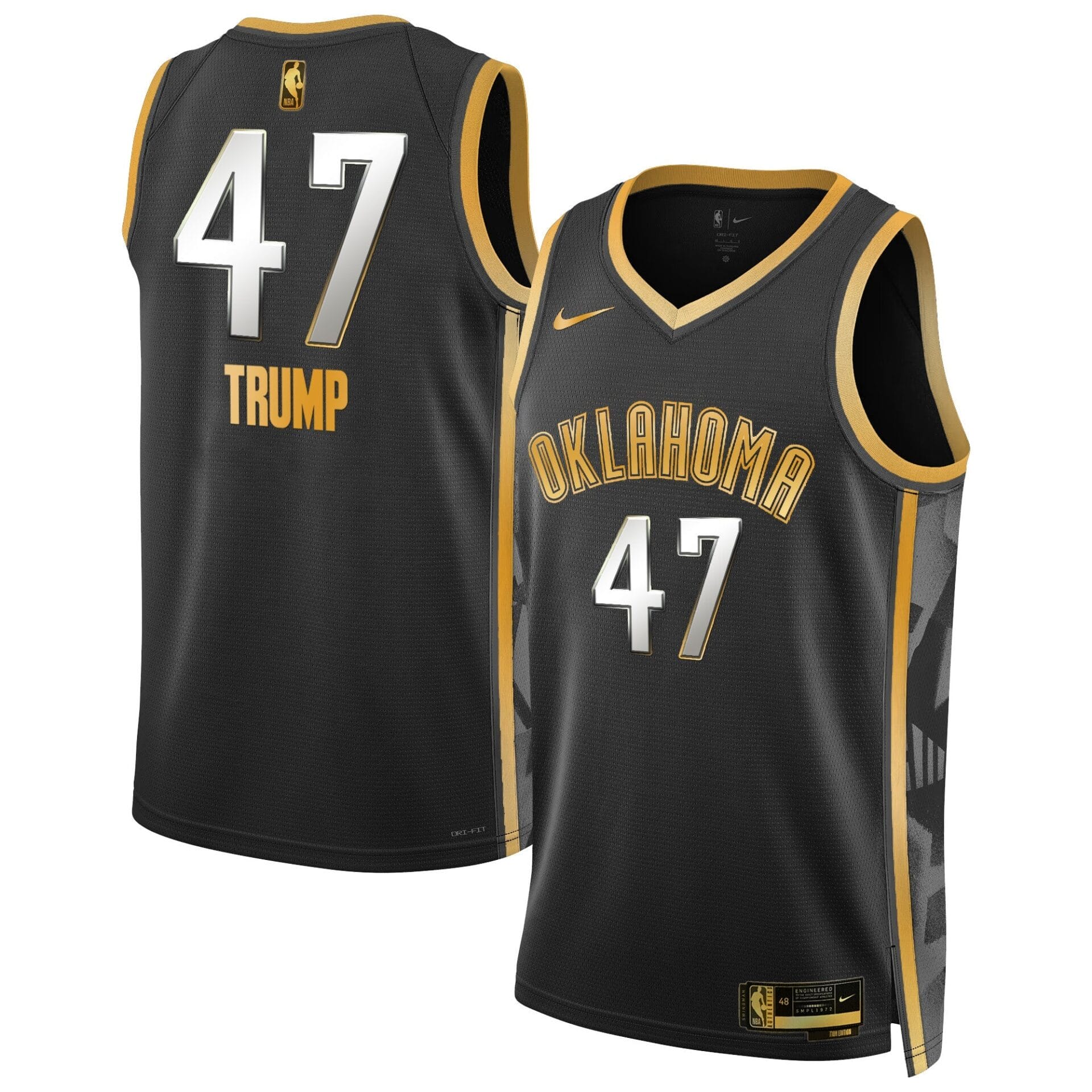 Oklahoma City Thunder 2024/25 City Edition Swingman Jersey - All Stitched - Image 7