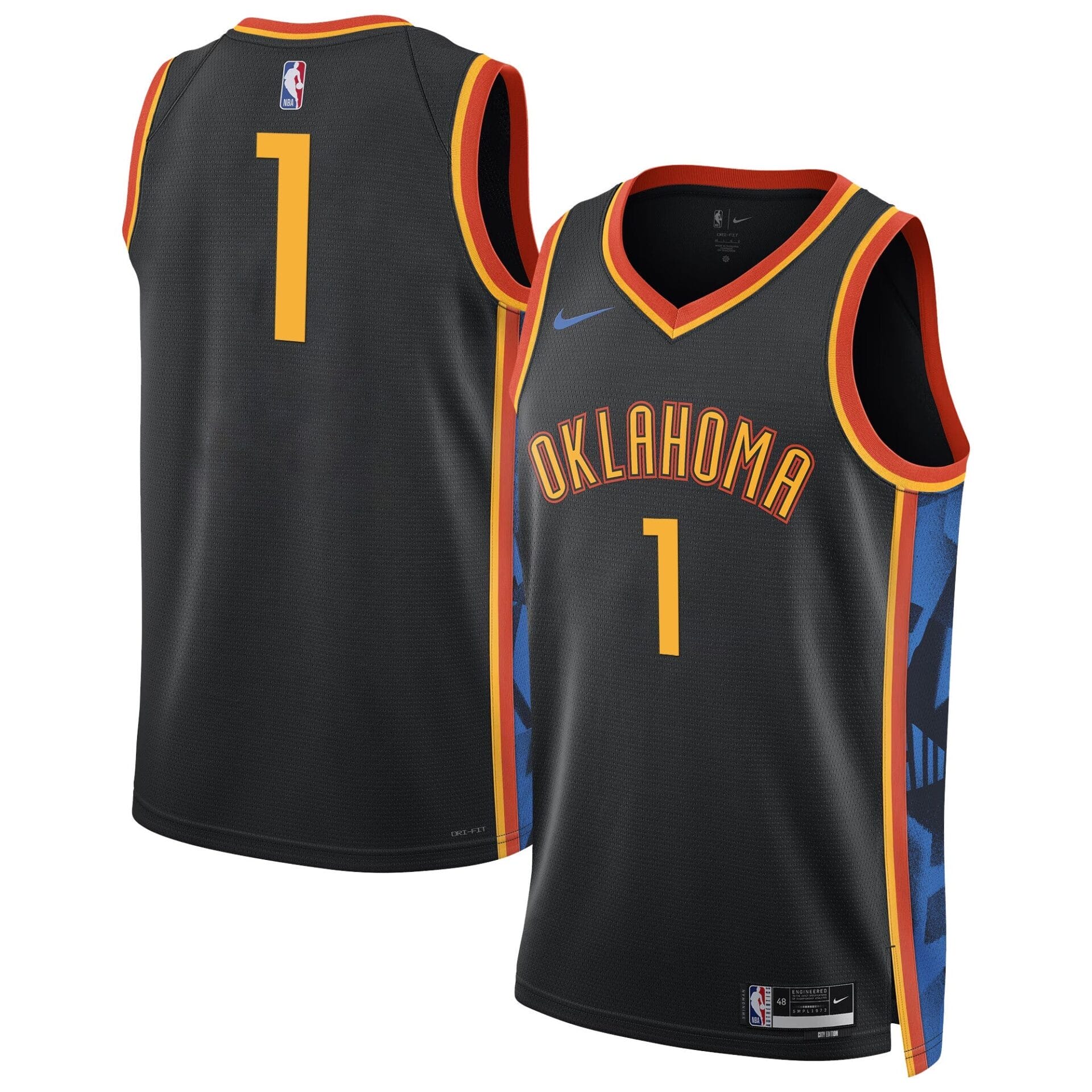 Oklahoma City Thunder 2024/25 City Edition Swingman Jersey - All Stitched - Image 24