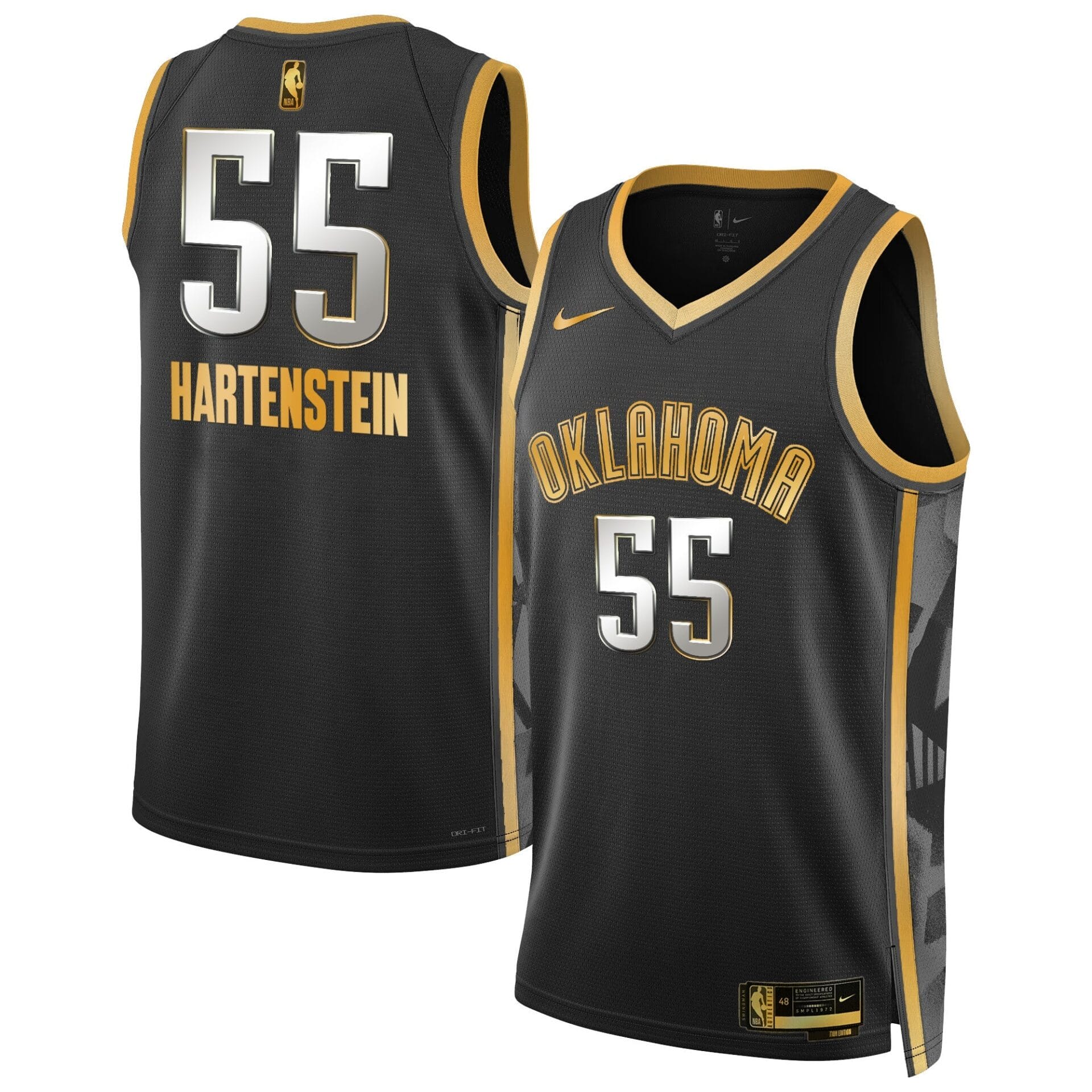 Oklahoma City Thunder 2024/25 City Edition Swingman Jersey - All Stitched - Image 4