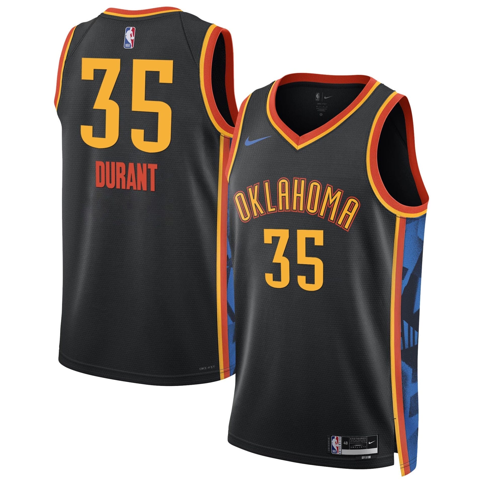 Oklahoma City Thunder 2024/25 City Edition Swingman Jersey - All Stitched - Image 21