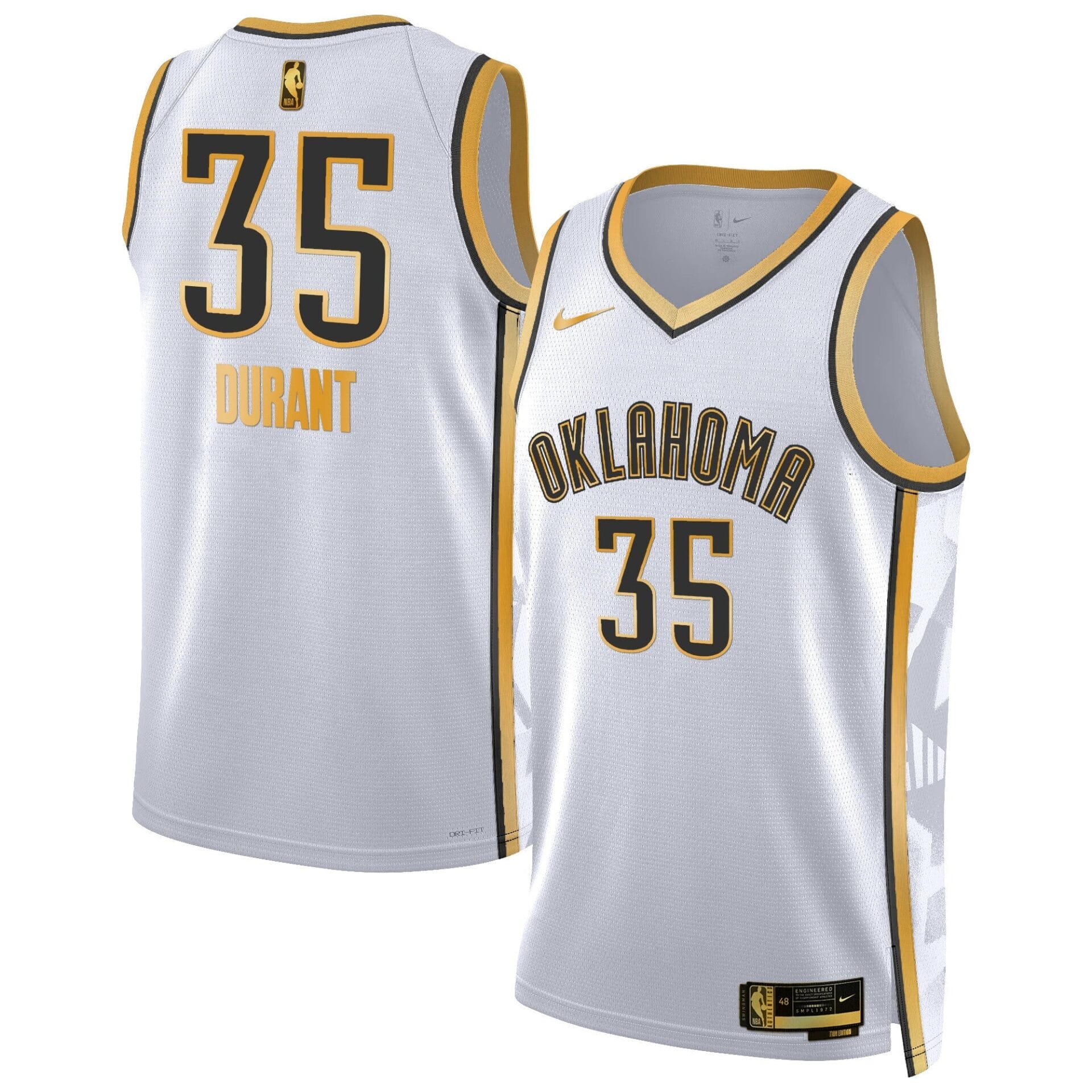 Oklahoma City Thunder 2024/25 City Edition Swingman Jersey - All Stitched - Image 13