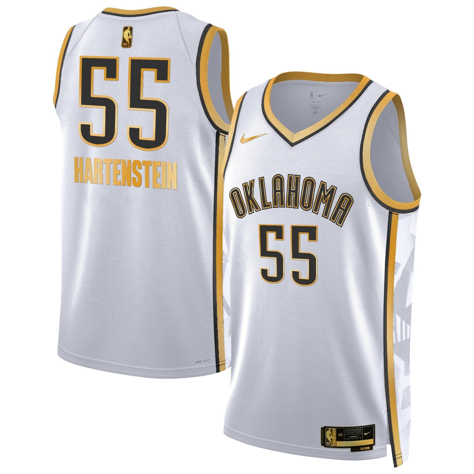 Oklahoma City Thunder 2024/25 City Edition Swingman Jersey - All Stitched - Image 12