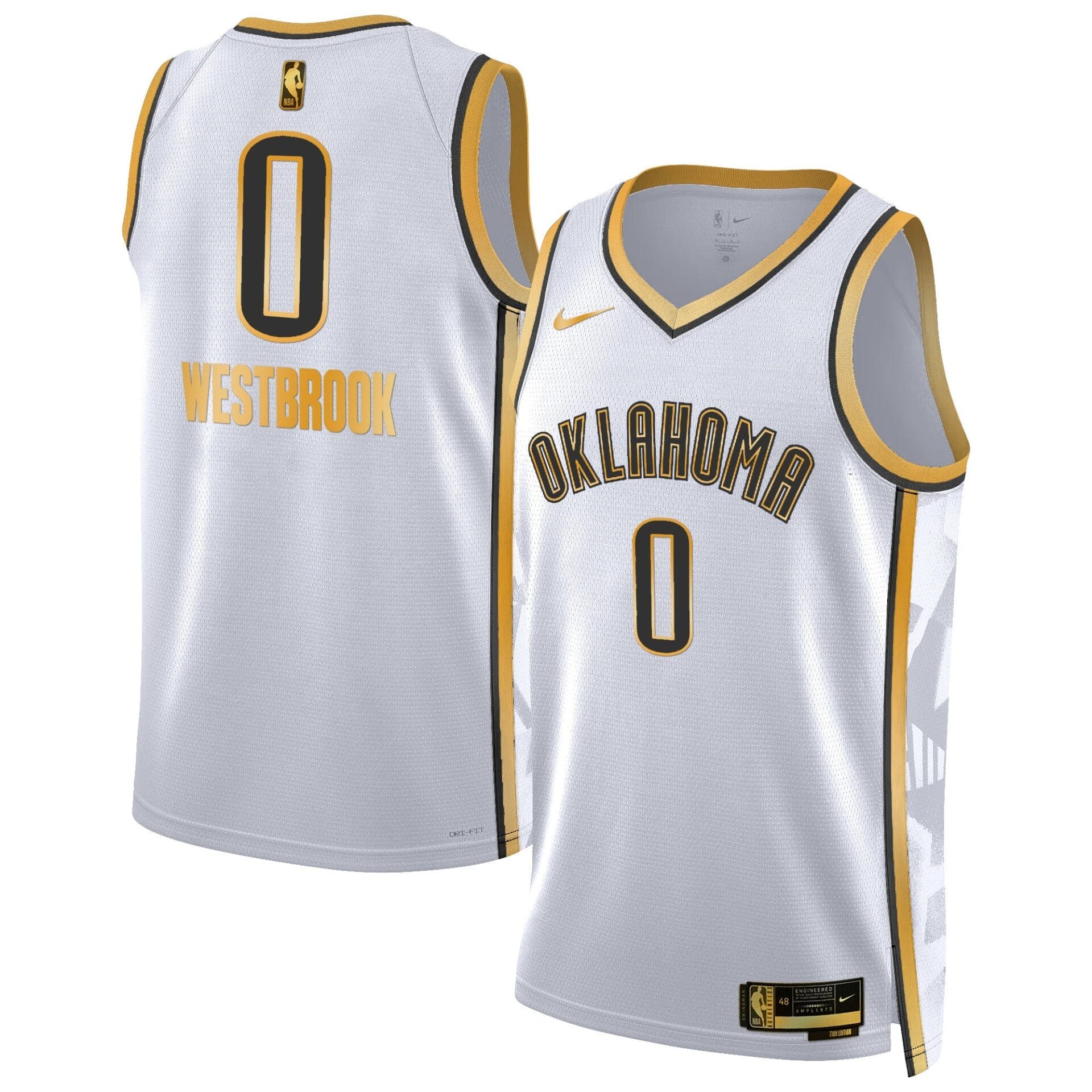 Oklahoma City Thunder 2024/25 City Edition Swingman Jersey - All Stitched - Image 14