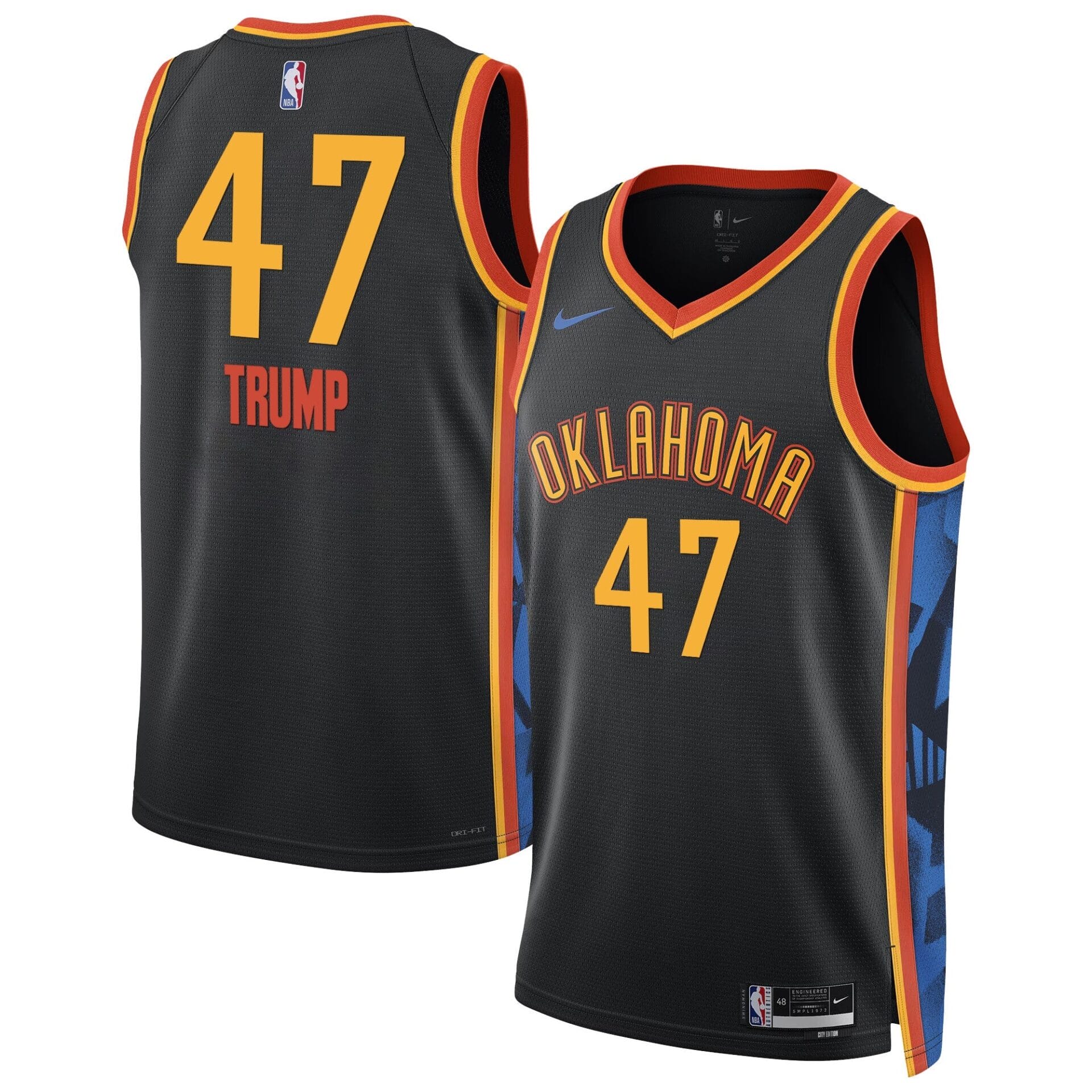 Oklahoma City Thunder 2024/25 City Edition Swingman Jersey - All Stitched - Image 23