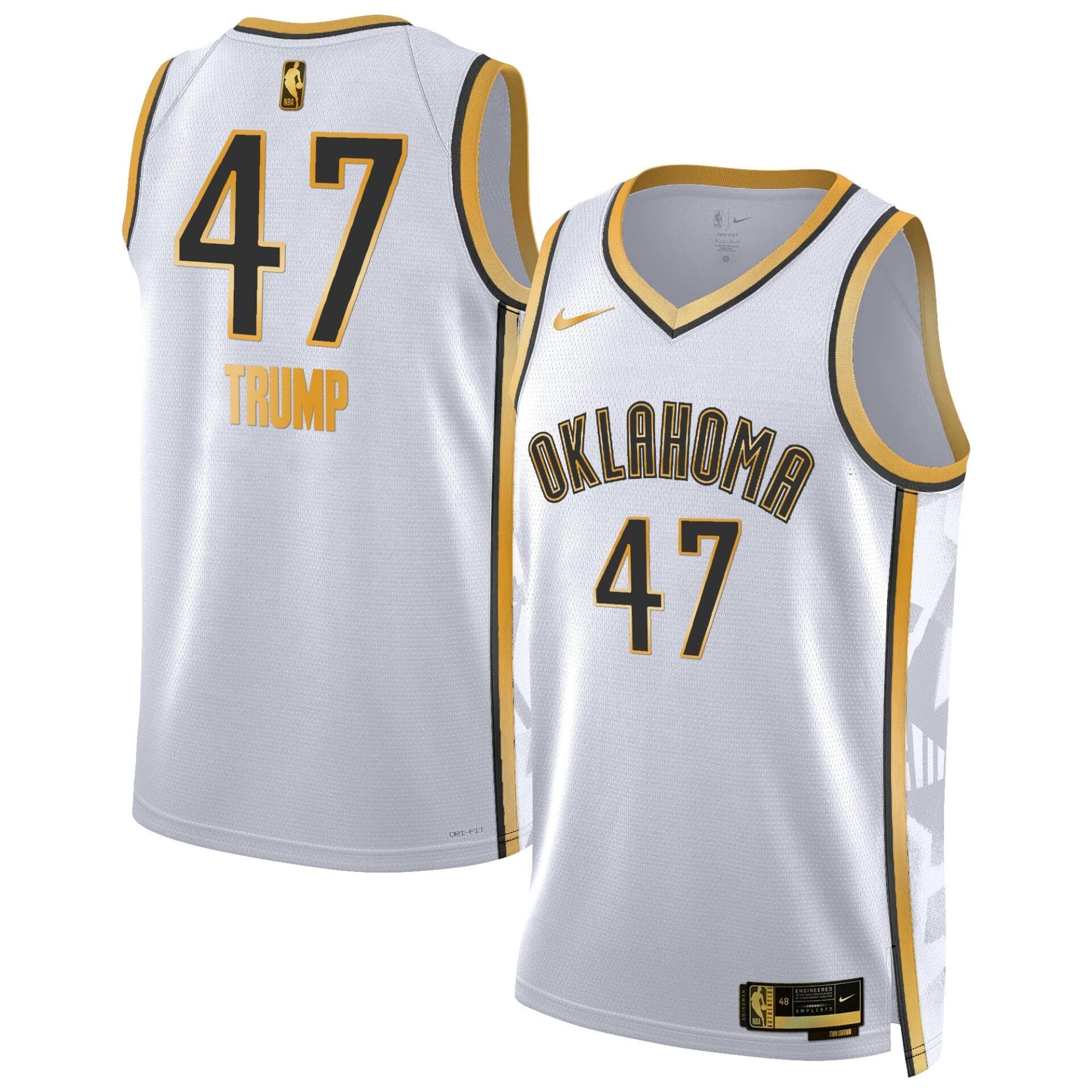 Oklahoma City Thunder 2024/25 City Edition Swingman Jersey - All Stitched - Image 15