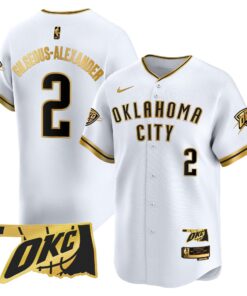 Oklahoma City Thunder Vapor Baseball Jersey - All Stitched