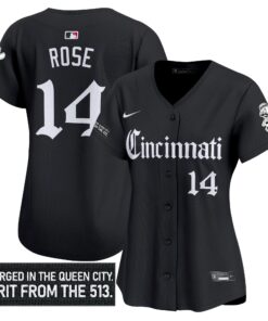 Women's Cincinnati Reds 'Gothic Queen City Edition' Vapor Premier Limited Jersey - All Stitched