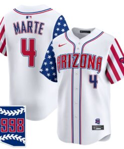 Ketel Marte Arizona Diamondbacks Independence Day Limited Jersey - All Stitched