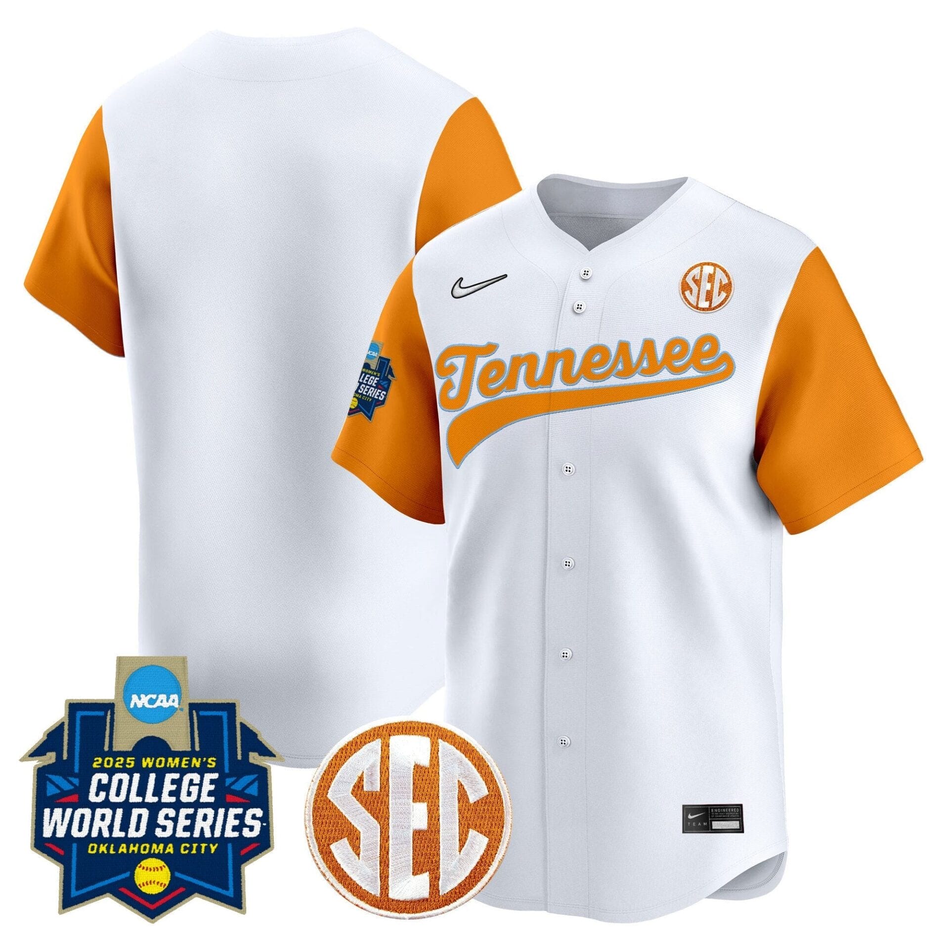 Tennessee Volunteers Softball 2025 World Series (WCWS) Vapor Premier Limited Jersey - All Stitched - Image 27