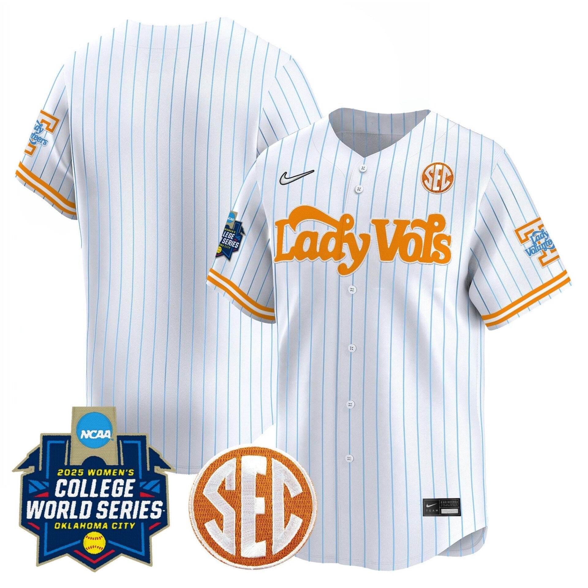 Tennessee Volunteers Softball 2025 World Series (WCWS) Vapor Premier Limited Jersey - All Stitched - Image 18