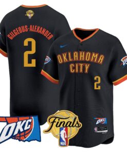 Alternative view of Oklahoma City Thunder Baseball Jersey - Final Patch - All Stitched