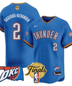 Oklahoma City Thunder Baseball Jersey - Final Patch - All Stitched