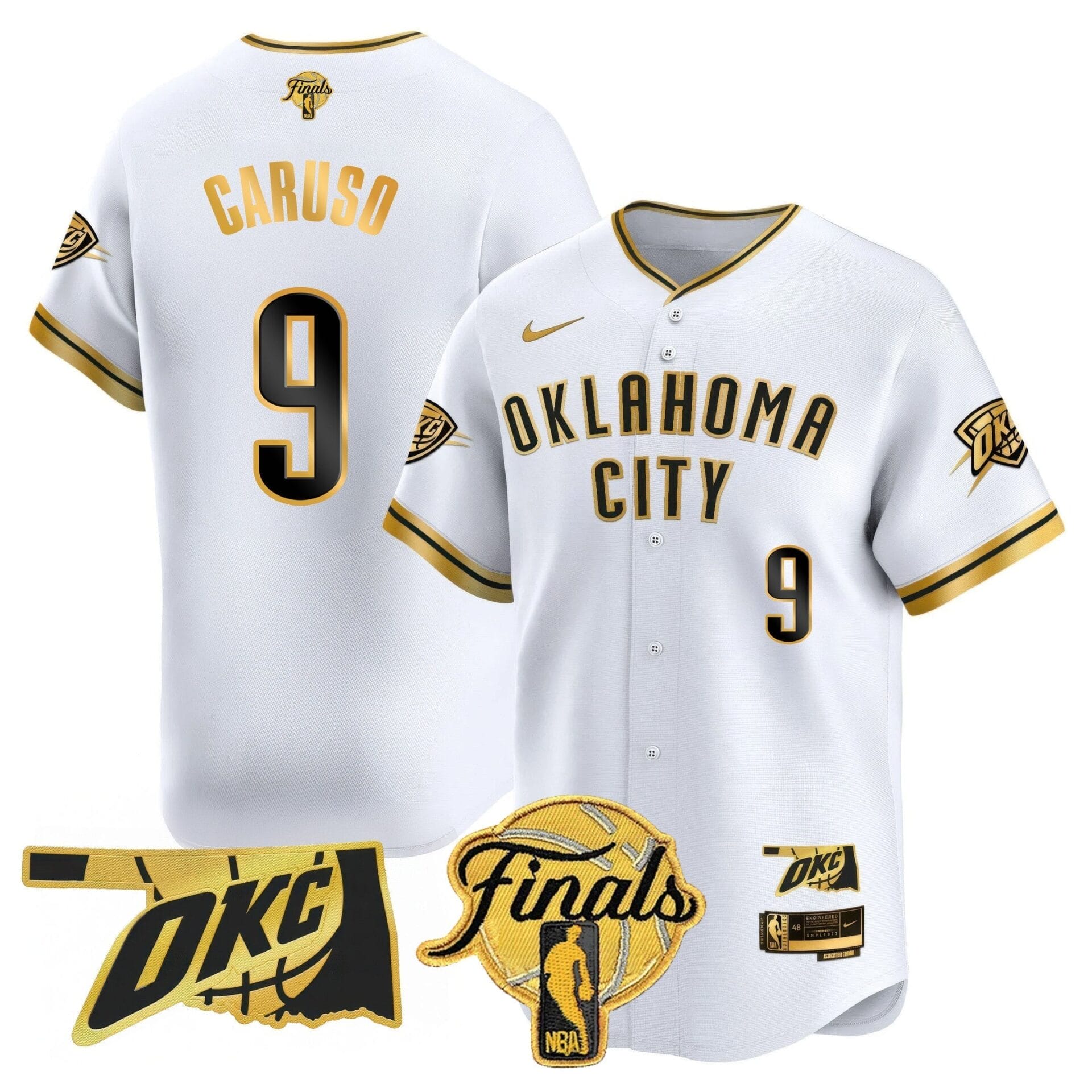 Oklahoma City Thunder Baseball Jersey - Final Patch - All Stitched - Image 33