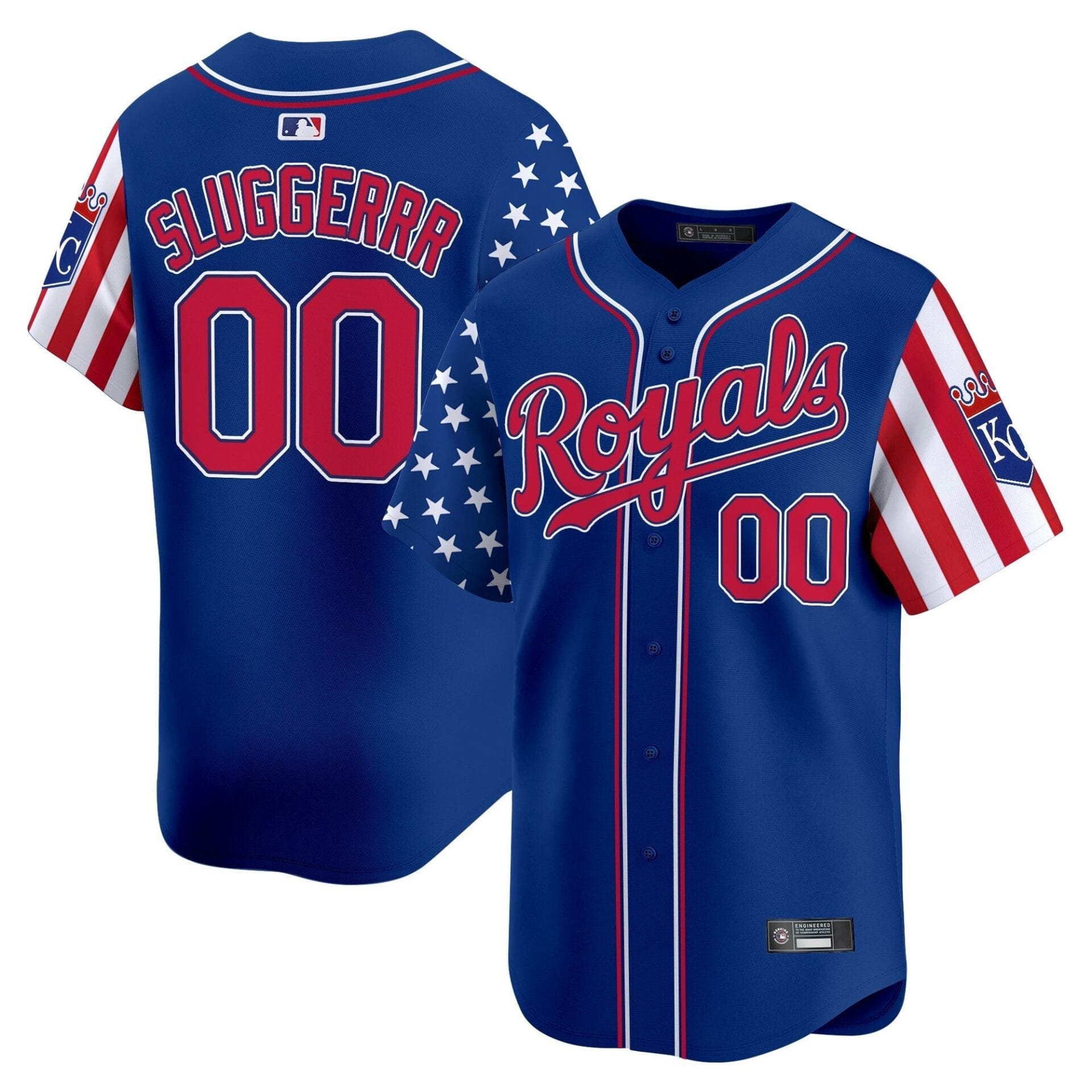Kansas City Royals 2025 Independence Day Vapor Premier Limited Jersey - All Stitched - Image 21