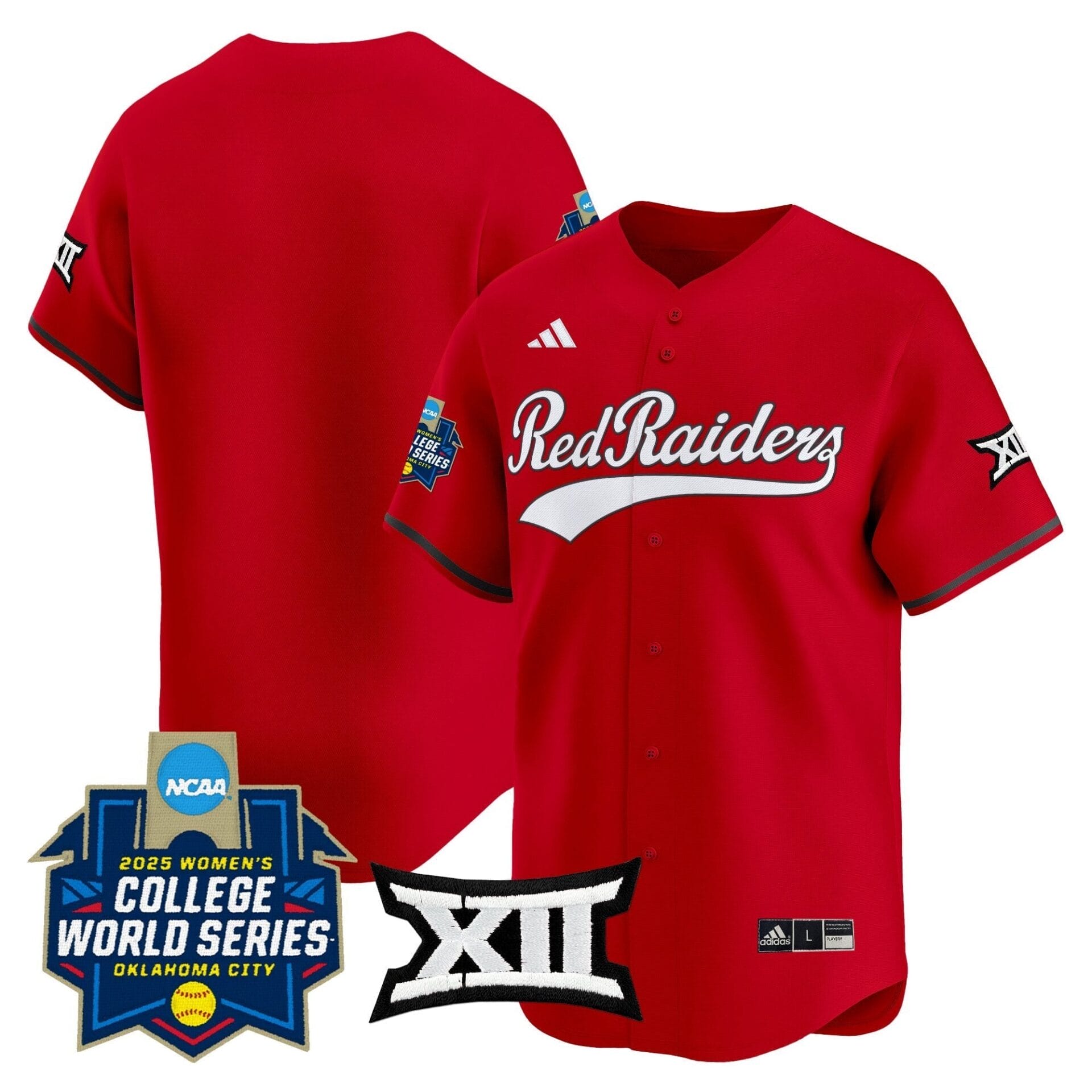 Texas Tech Red Raiders Softball 2025 World Series (WCWS) Vapor Premier Limited Jersey - All Stitched - Image 10