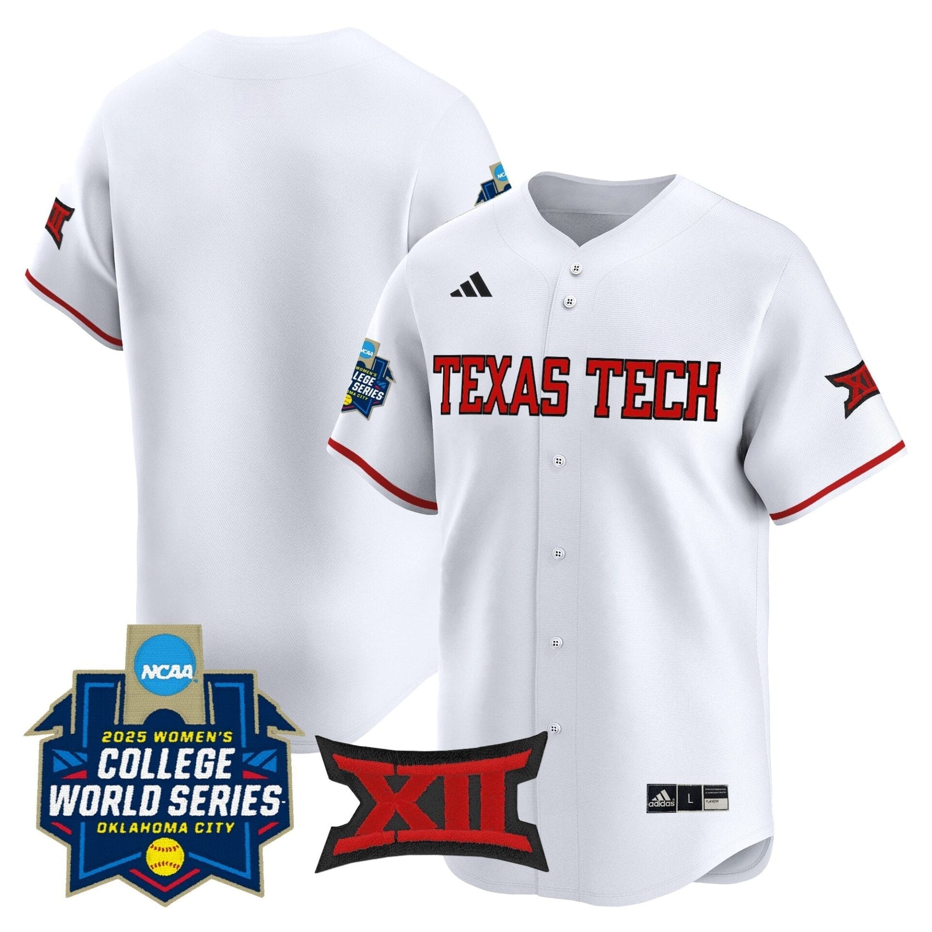 Texas Tech Red Raiders Softball 2025 World Series (WCWS) Vapor Premier Limited Jersey - All Stitched - Image 20