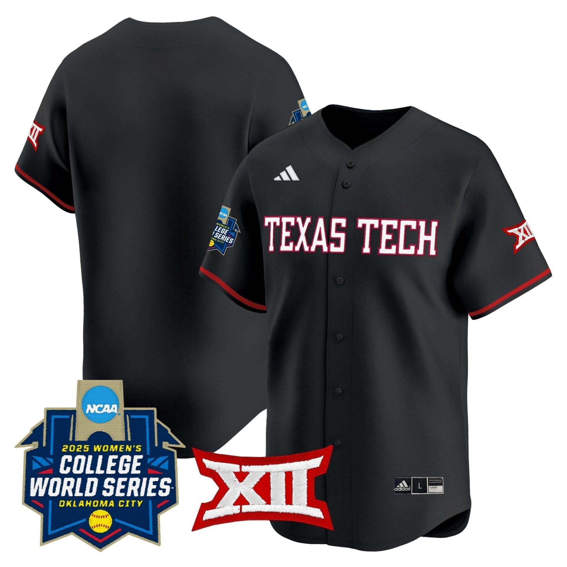 Texas Tech Red Raiders Softball 2025 World Series (WCWS) Vapor Premier Limited Jersey - All Stitched - Image 30