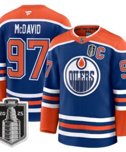 Edmonton Oilers 2025 Stanley Cup Final Premium Jersey - All Stitched