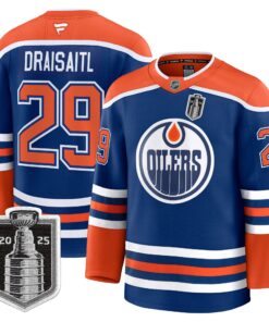 Alternative view of Edmonton Oilers 2025 Stanley Cup Final Premium Jersey - All Stitched