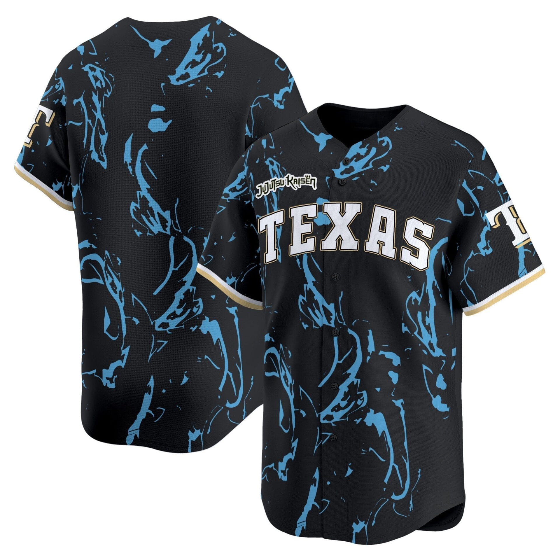 Texas Rangers x Jujutsu Kaisen Vapor Premier Limited Jersey - All Stitched - Image 10