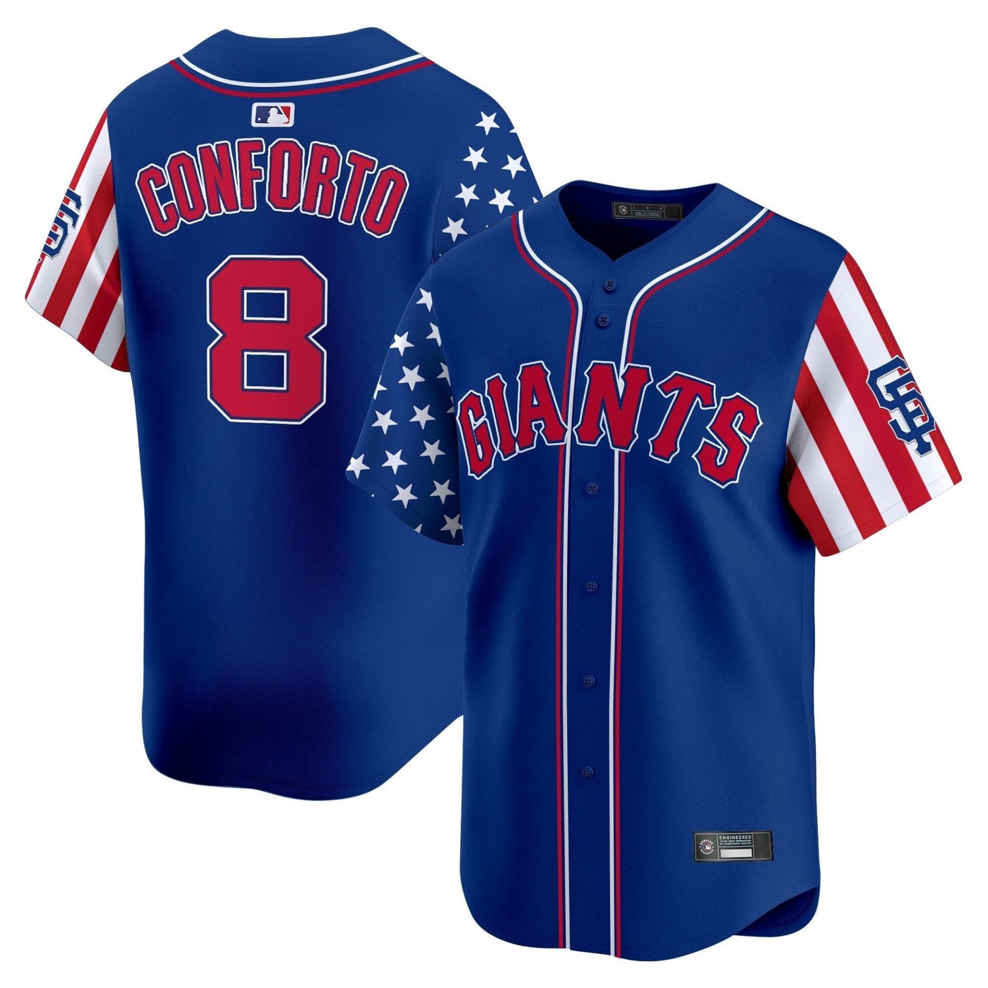 San Francisco Giants 2025 Independence Day Vapor Premier Limited Jersey - All Stitched - Image 24