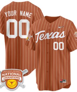 Texas Longhorns Softball 2025 World Series Champions Limited Custom Jersey - All Stitched